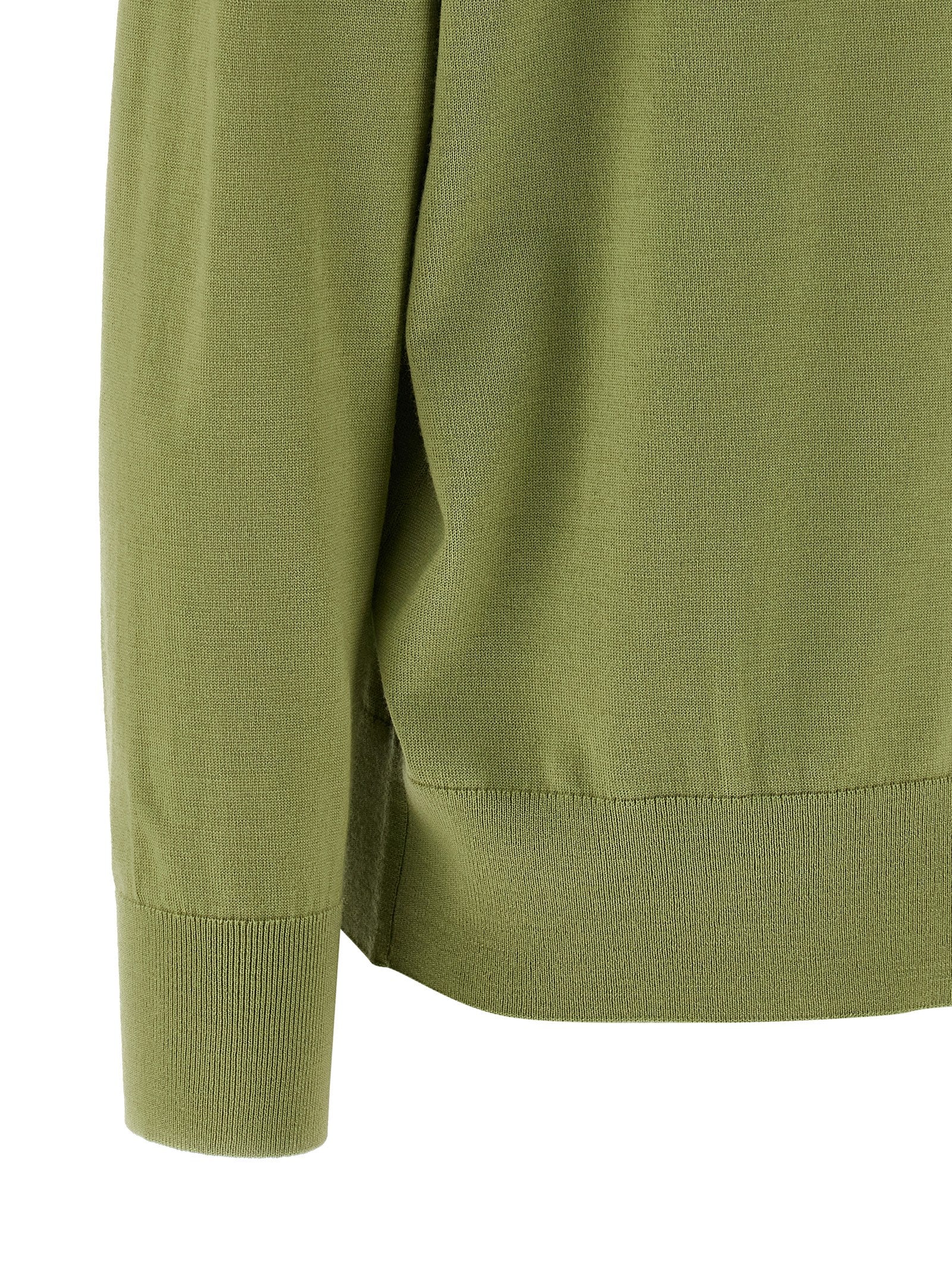 Dries Van Noten Bicolor Merino Wool Cardigan