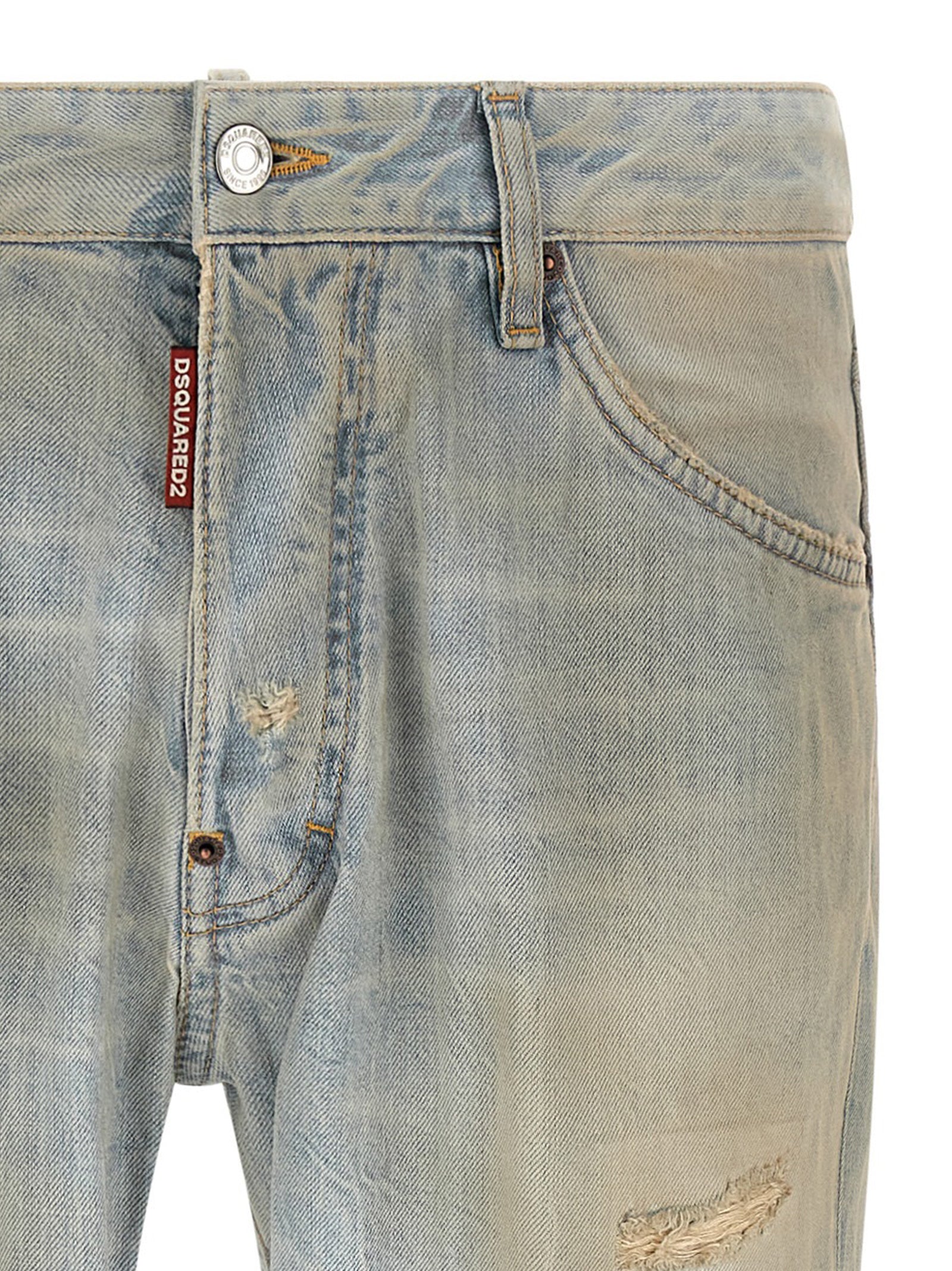 Dsquared² Blue Cotton Jeans Denim – Designer Luxury Couture