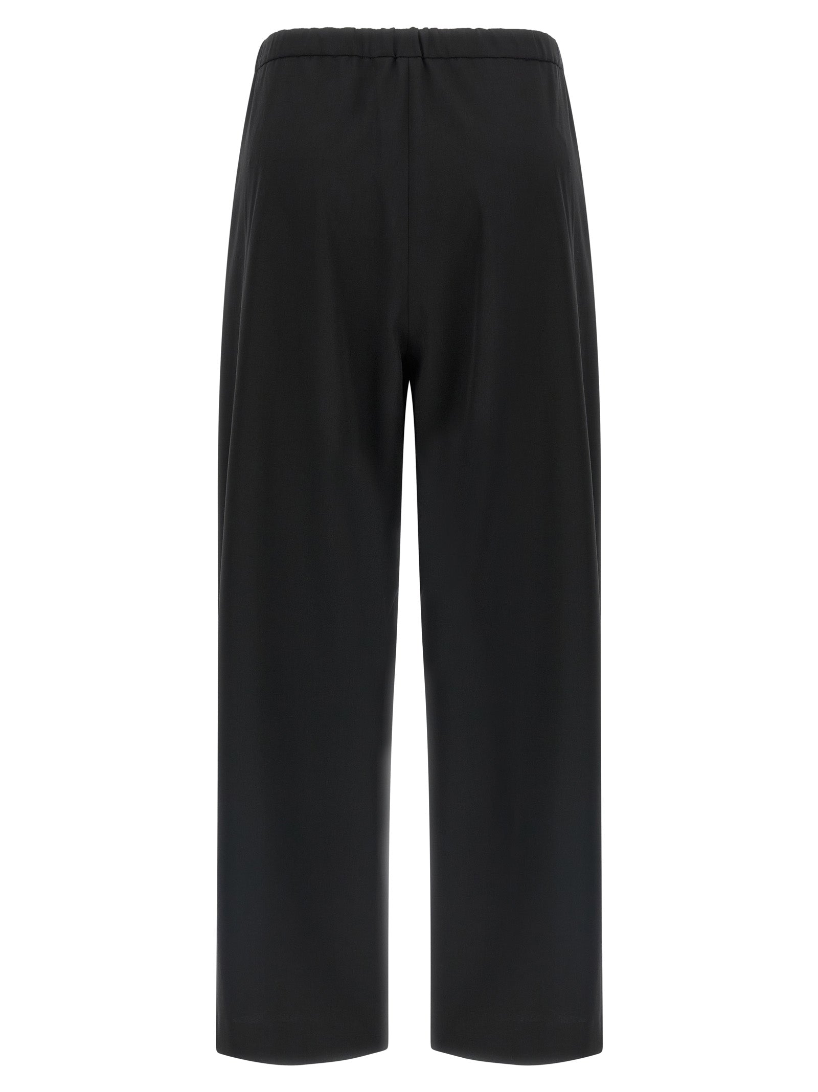 'S Max Mara Black Virgin Wool Joggers (Workout Pants)
