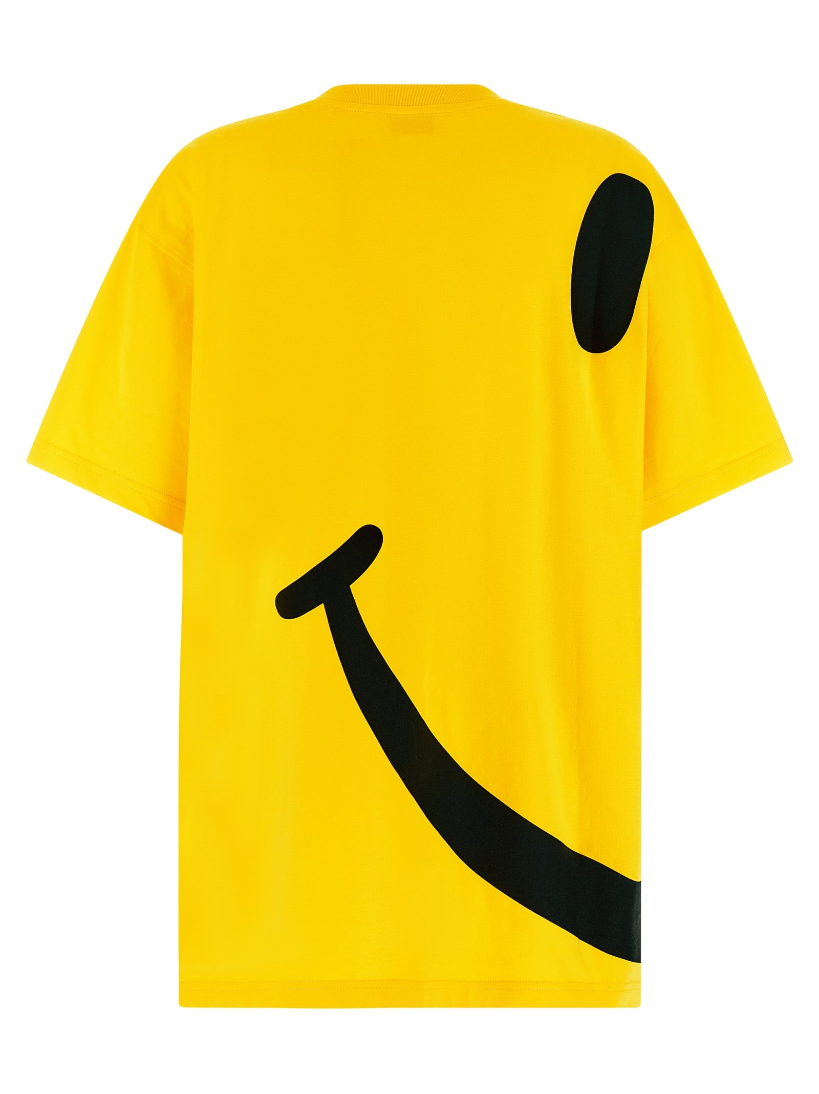Elevate your wardrobe with the Moschino Bicolor Cotton T-Shirt, a luxurious blend of playful design and sustainable elegance, crafted from 100% organic cotton in Portugal.