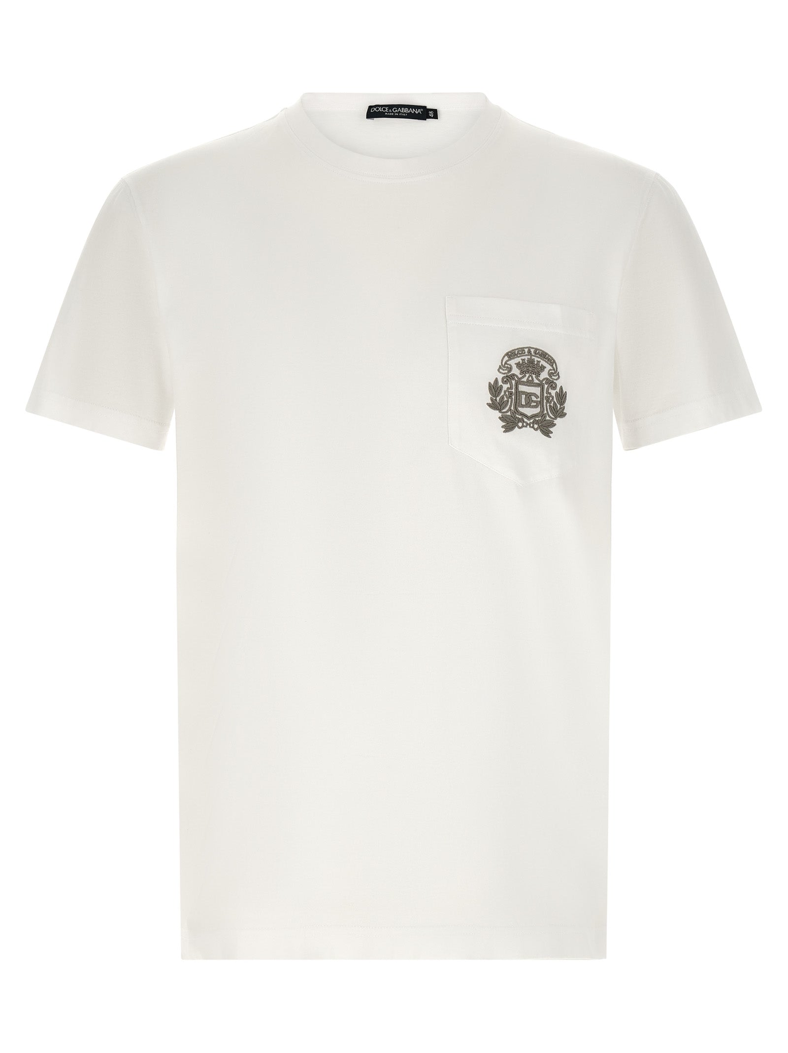 Dolce & Gabbana White Cotton T-Shirt | Designer Luxury Essential
