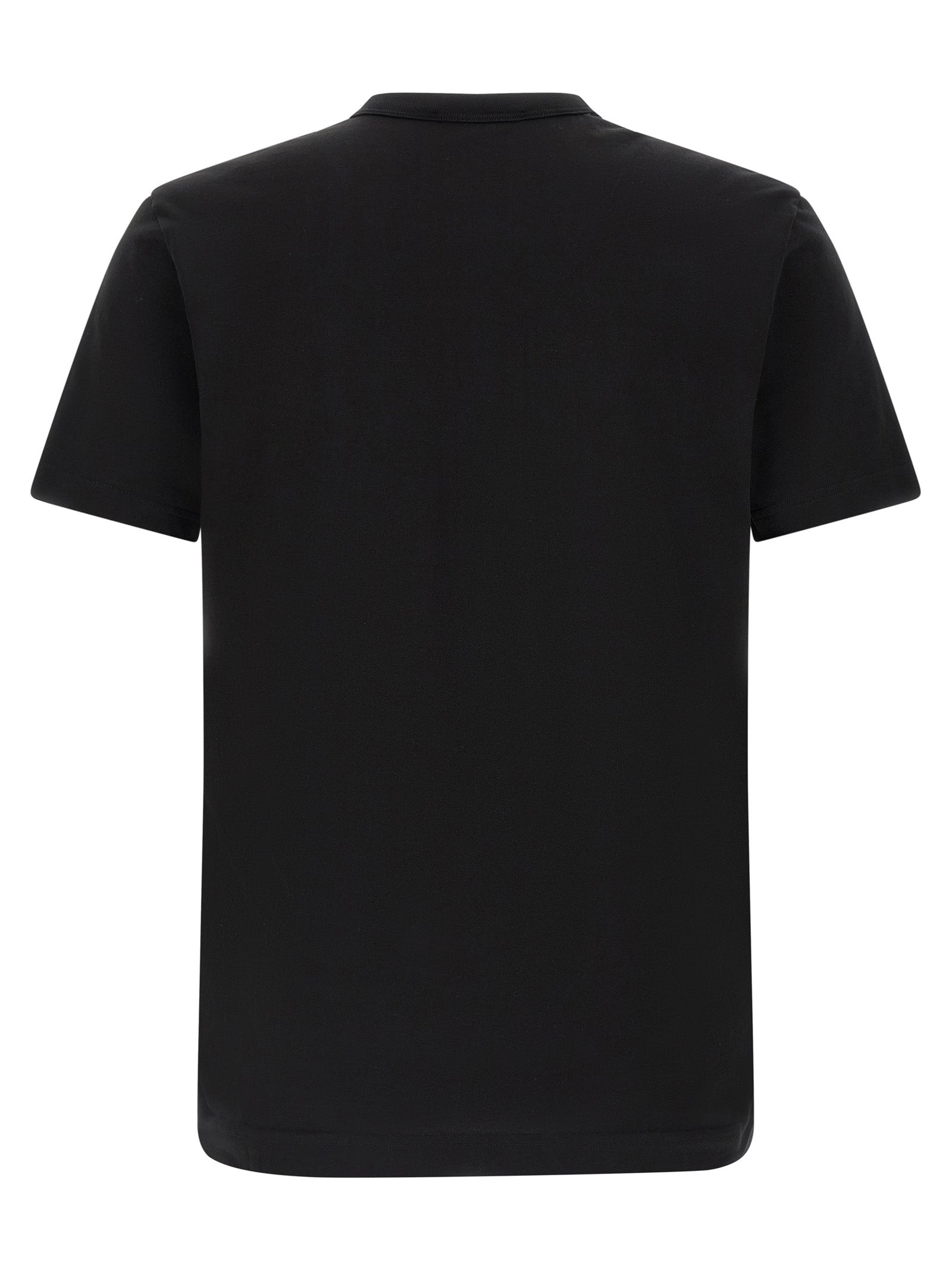 Elevate your wardrobe with the Dolce & Gabbana Black Cotton T-Shirt, a luxurious blend of comfort and sophistication, perfect for the discerning individual.