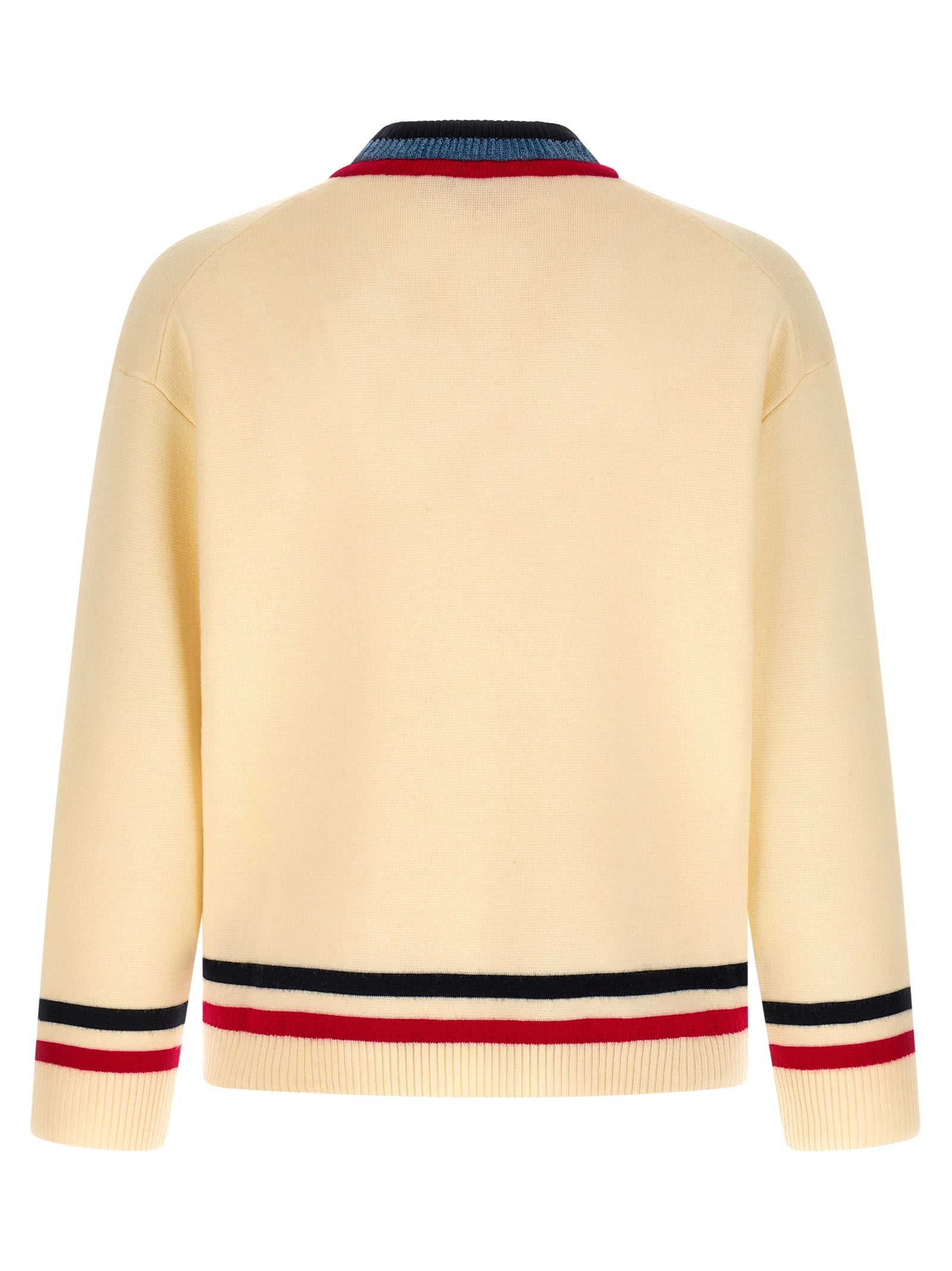 Marni Beige Virgin Wool Cardigan