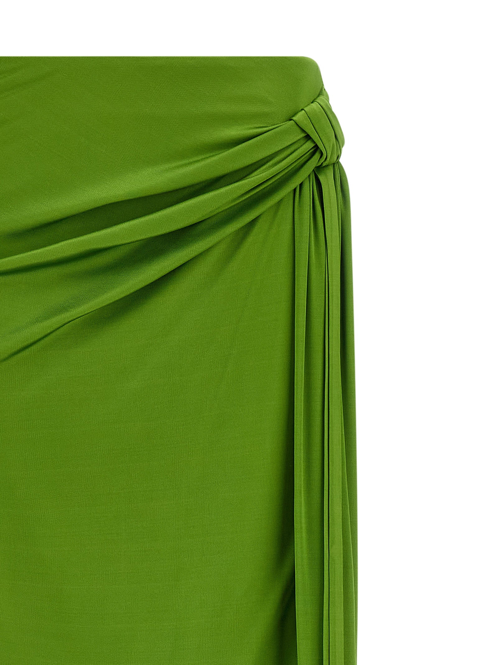 Elisabetta Franchi Bicolor Viscose Mini Skirt - Luxury Fashion Statement