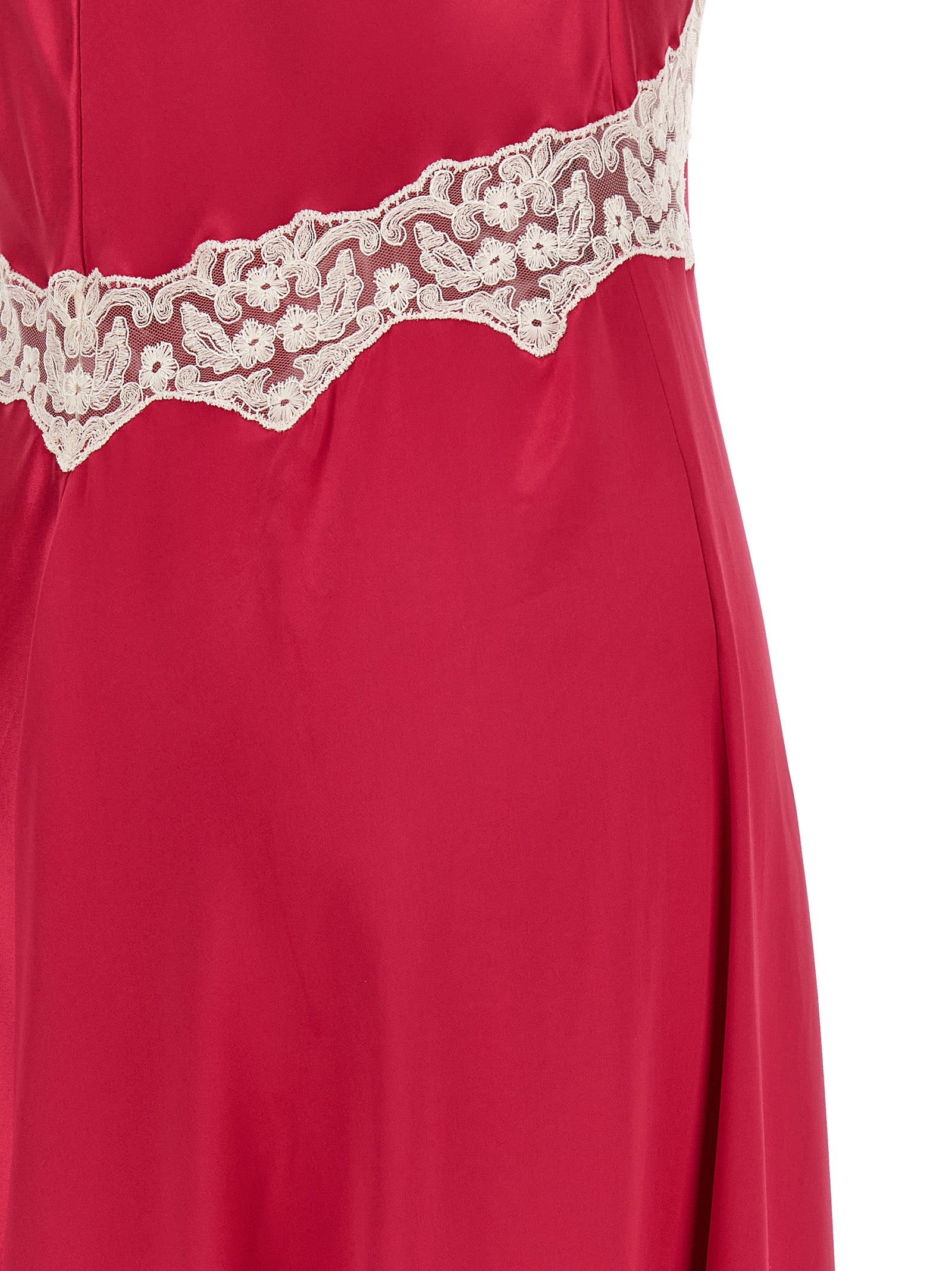 Alberta Ferretti Fuchsia Viscose Long Dress, Luxurious Couture Elegance