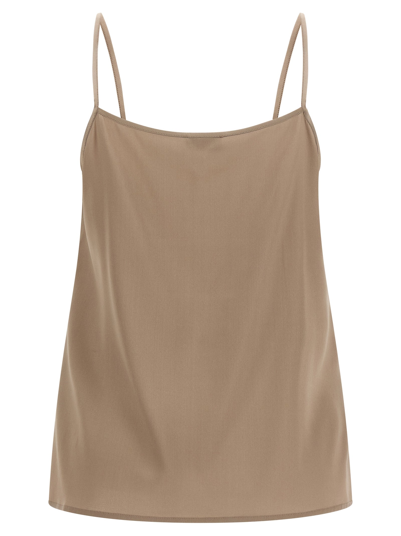 Peserico Brown Silk Blouse - Effortless Elegance in Haute Couture