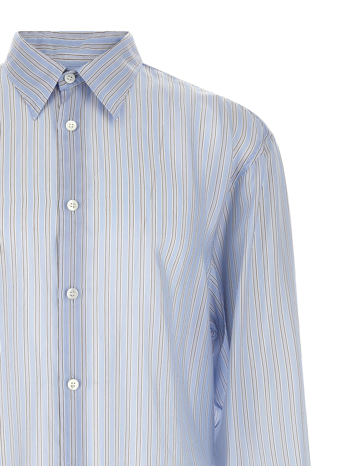 Dries Van Noten Blue Copper Blouse