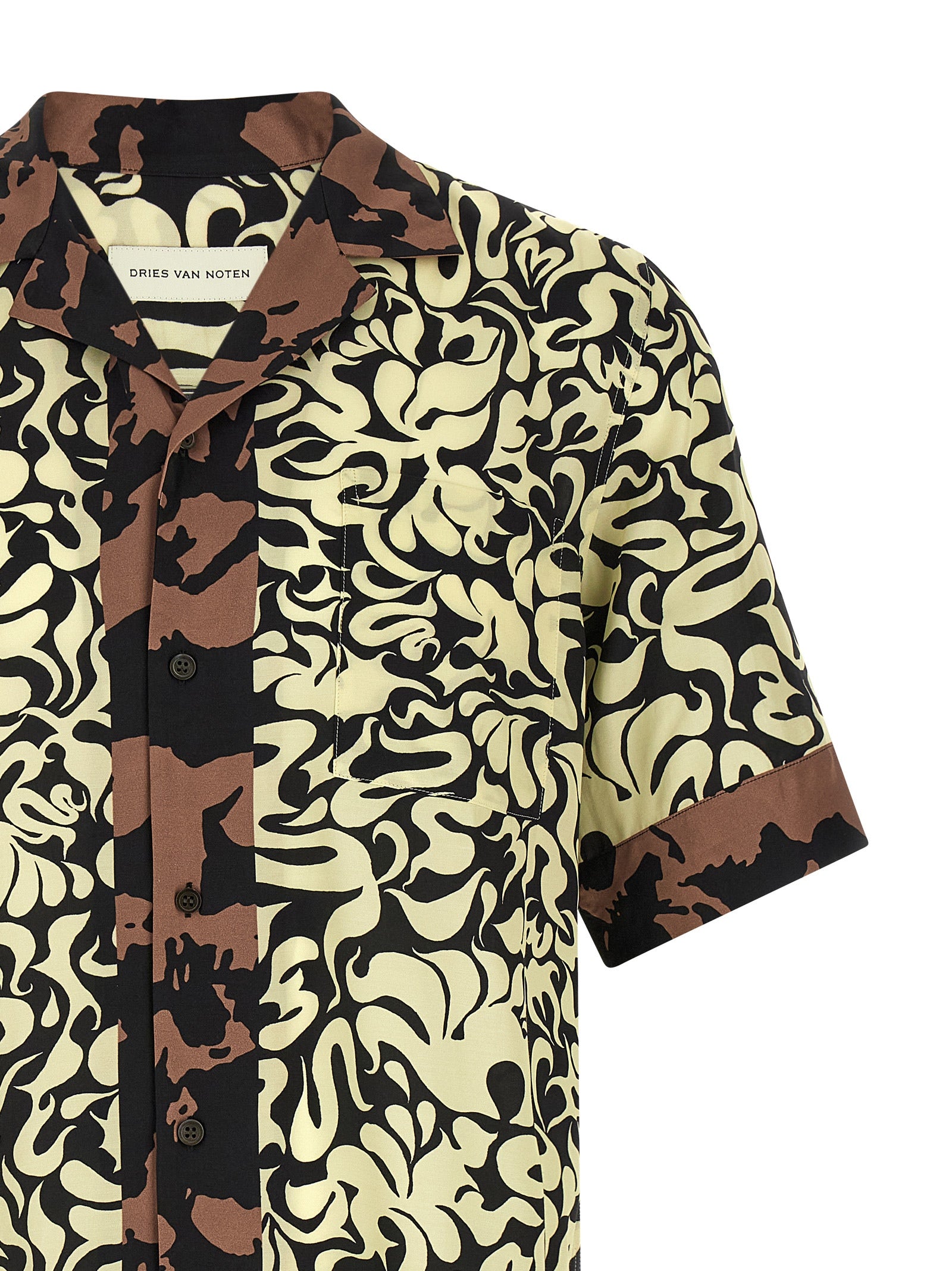Dries Van Noten Multicolor Viscose Blouse - Luxurious Floral Elegance