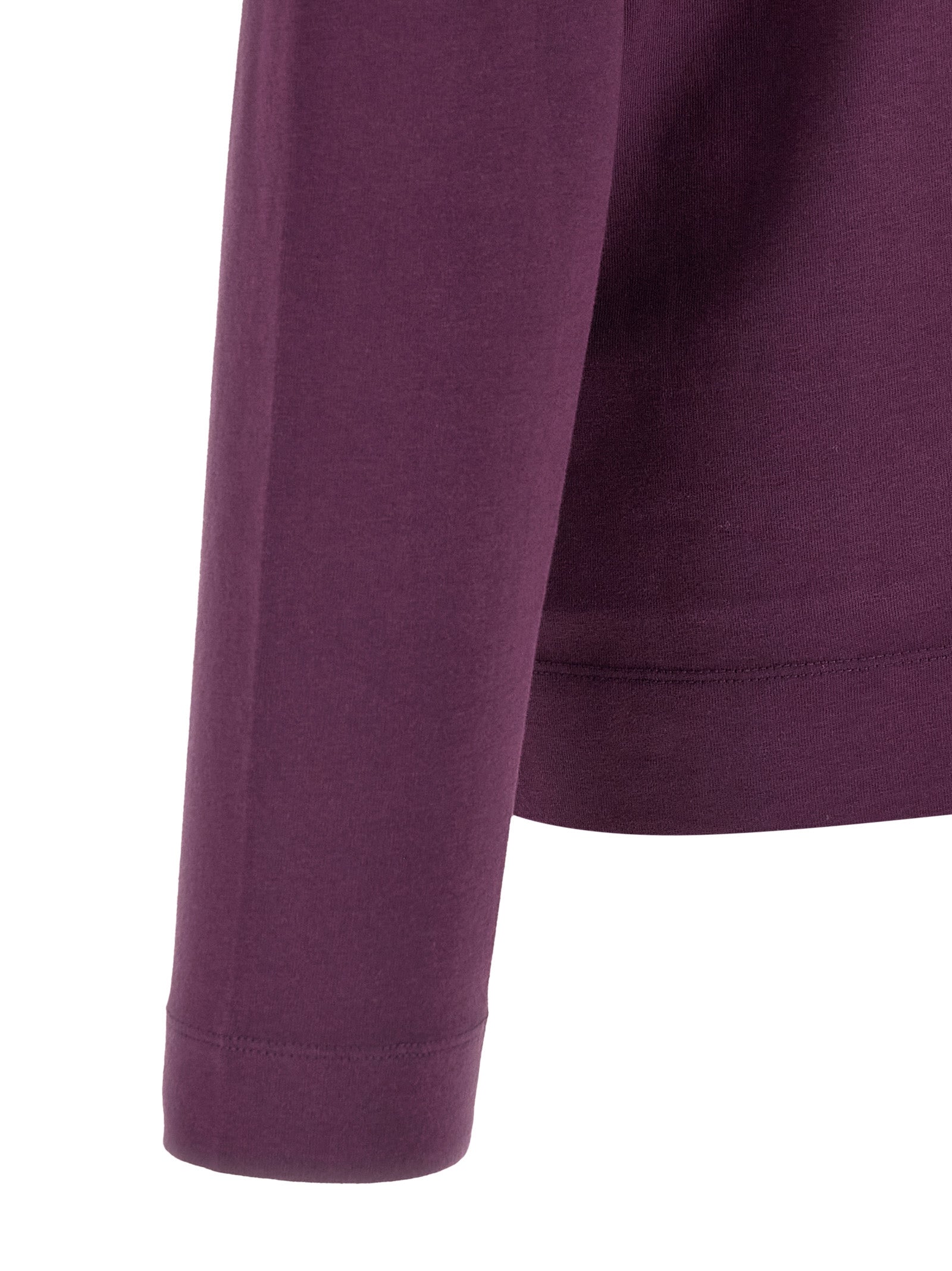 Dries Van Noten Purple Cotton T-Shirt