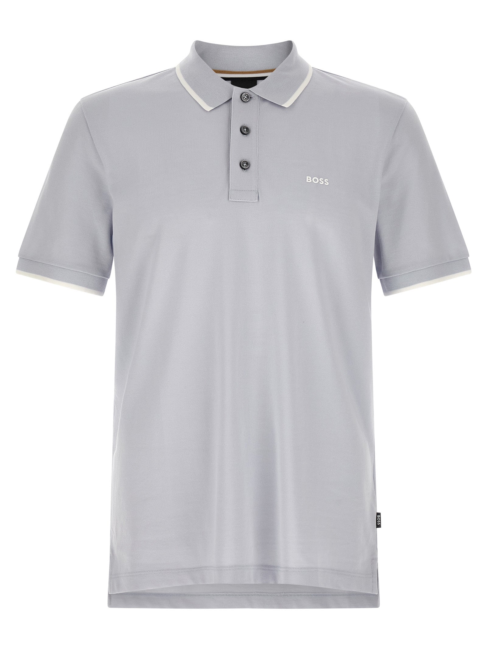 Hugo Boss Blue Cotton Polo Shirt - Artisanal Luxury Elegance
