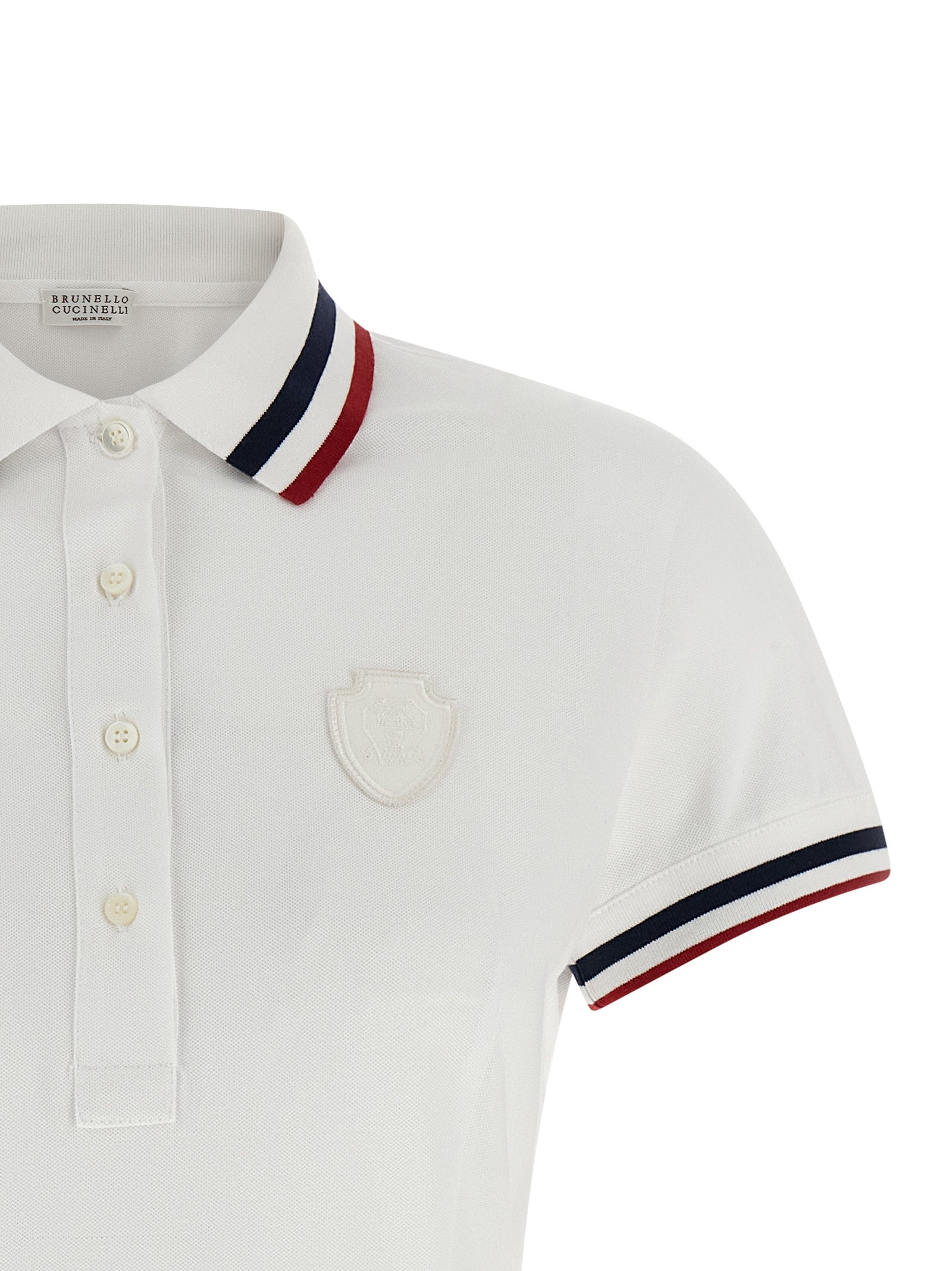 Brunello Cucinelli White Cotton Mini Tennis Dress, Couture Elegance