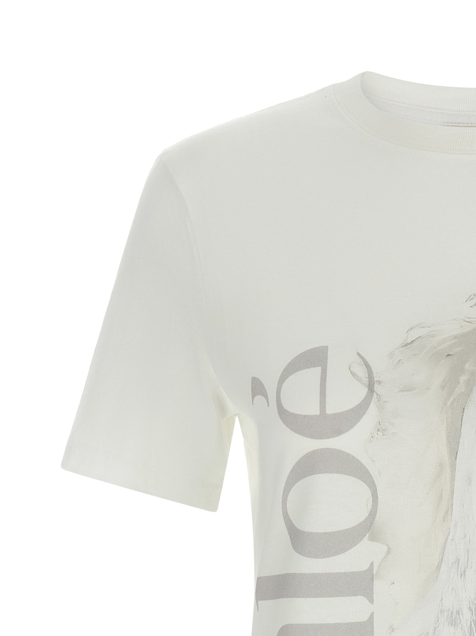 Chloé White Cotton T-Shirt - Designer Effortless Luxury