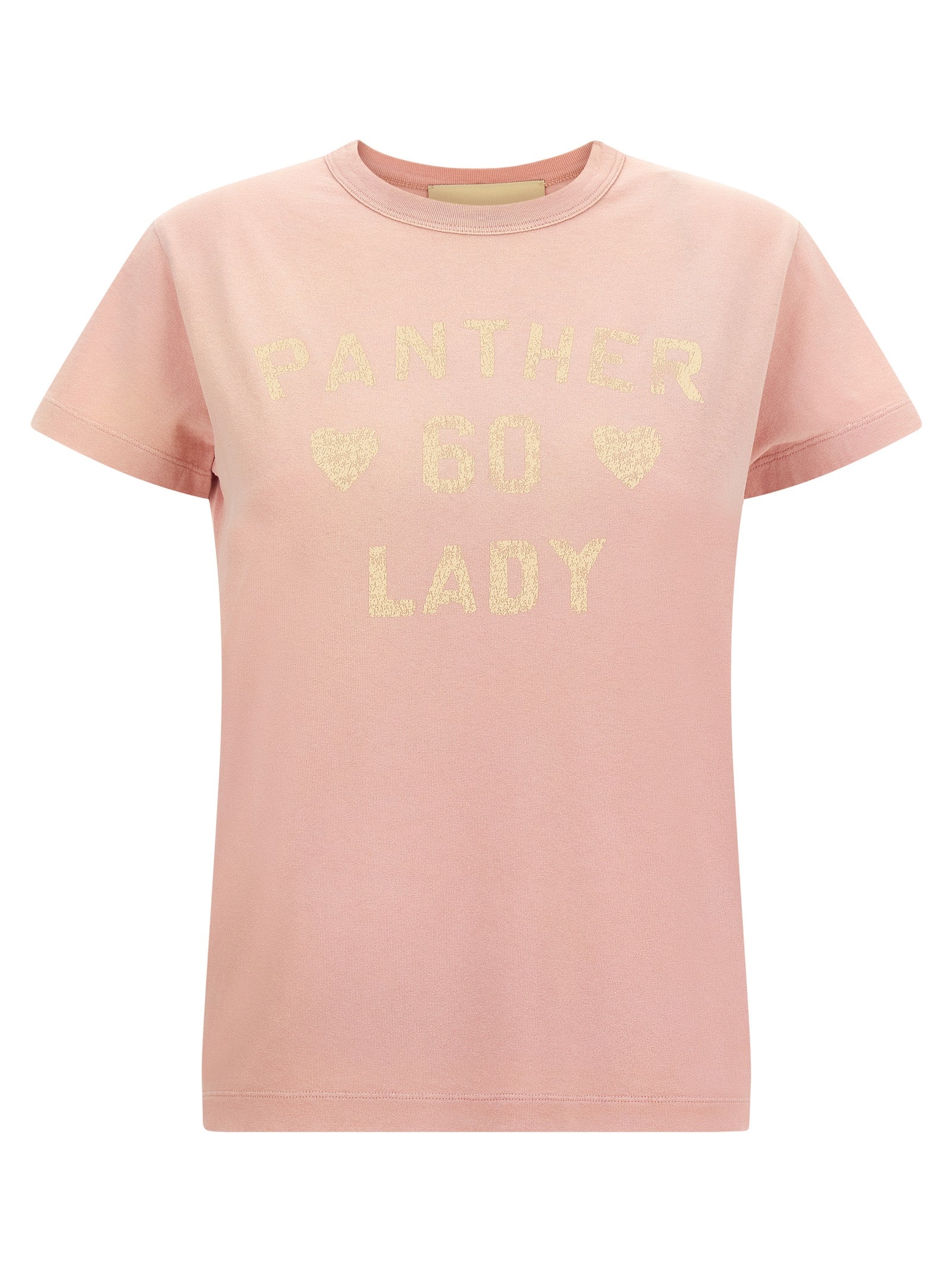 Elevate your wardrobe with the Valentino Garavani Multicolor Cotton T-Shirt, featuring an exquisite ‘Panther Lady’ print that embodies luxury and artistic expression.