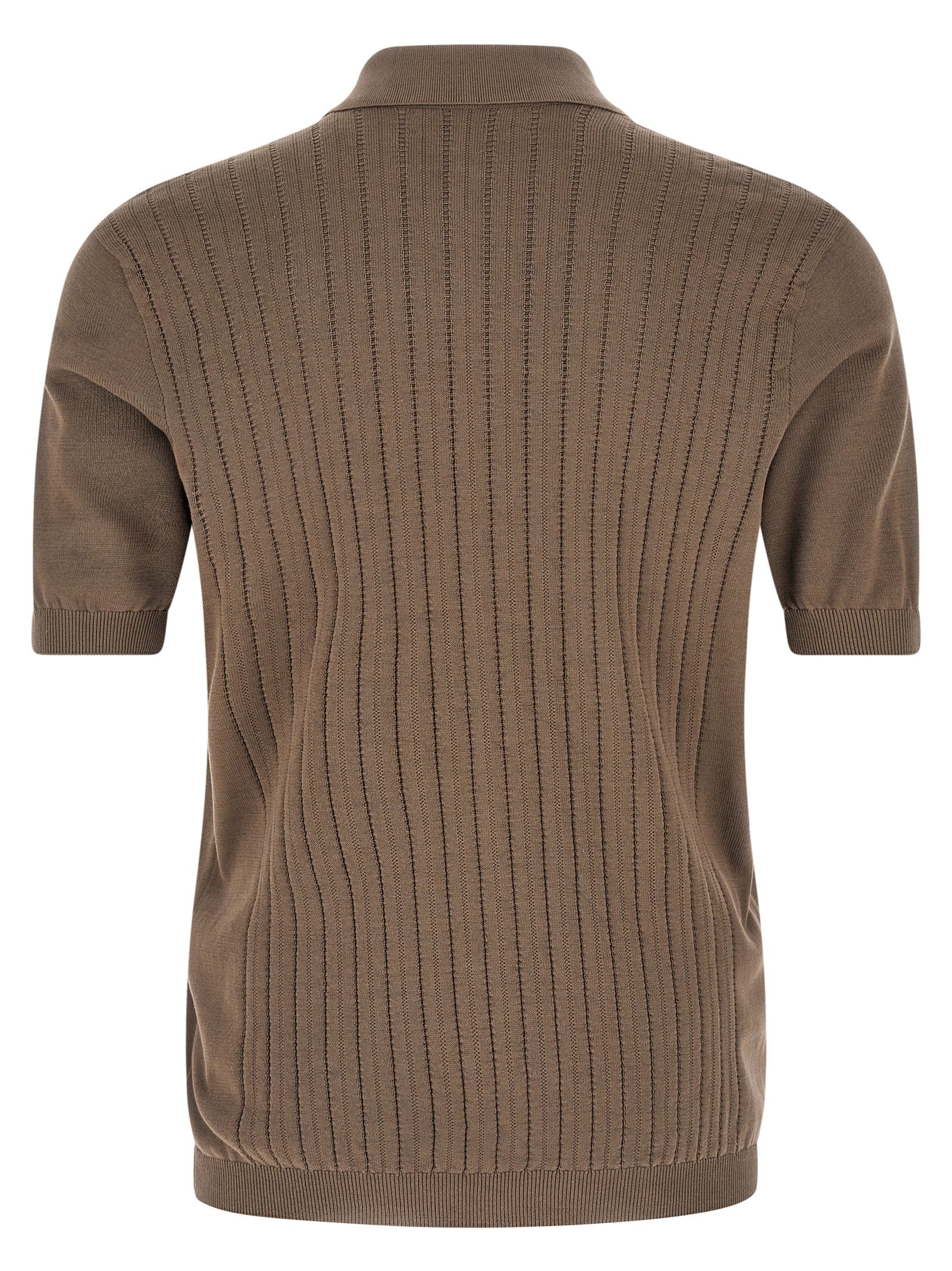 Discover the Brunello Cucinelli Brown Cotton Blouse, a luxurious expression of elegance crafted from 100% cotton, perfect for those who embody sophistication and style.