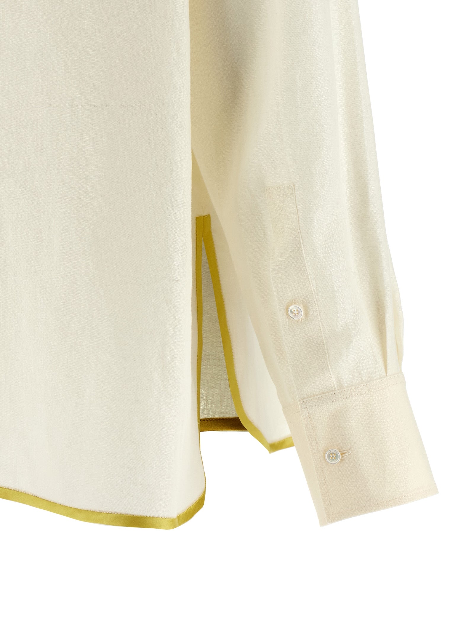 Valentino Garavani Beige Linen Blouse - Artisanal Luxury Fashion