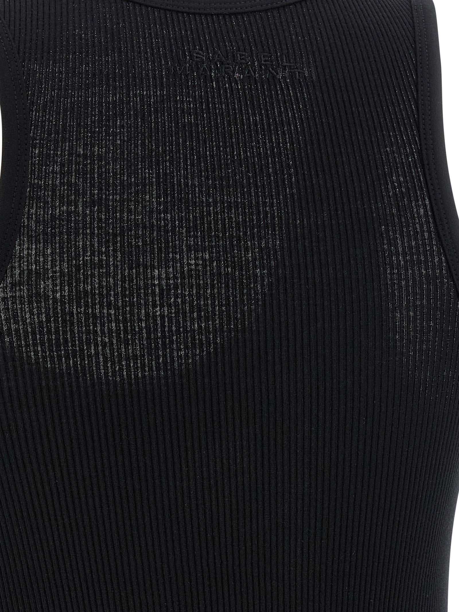 Isabel Marant Black Cotton Tank Tops