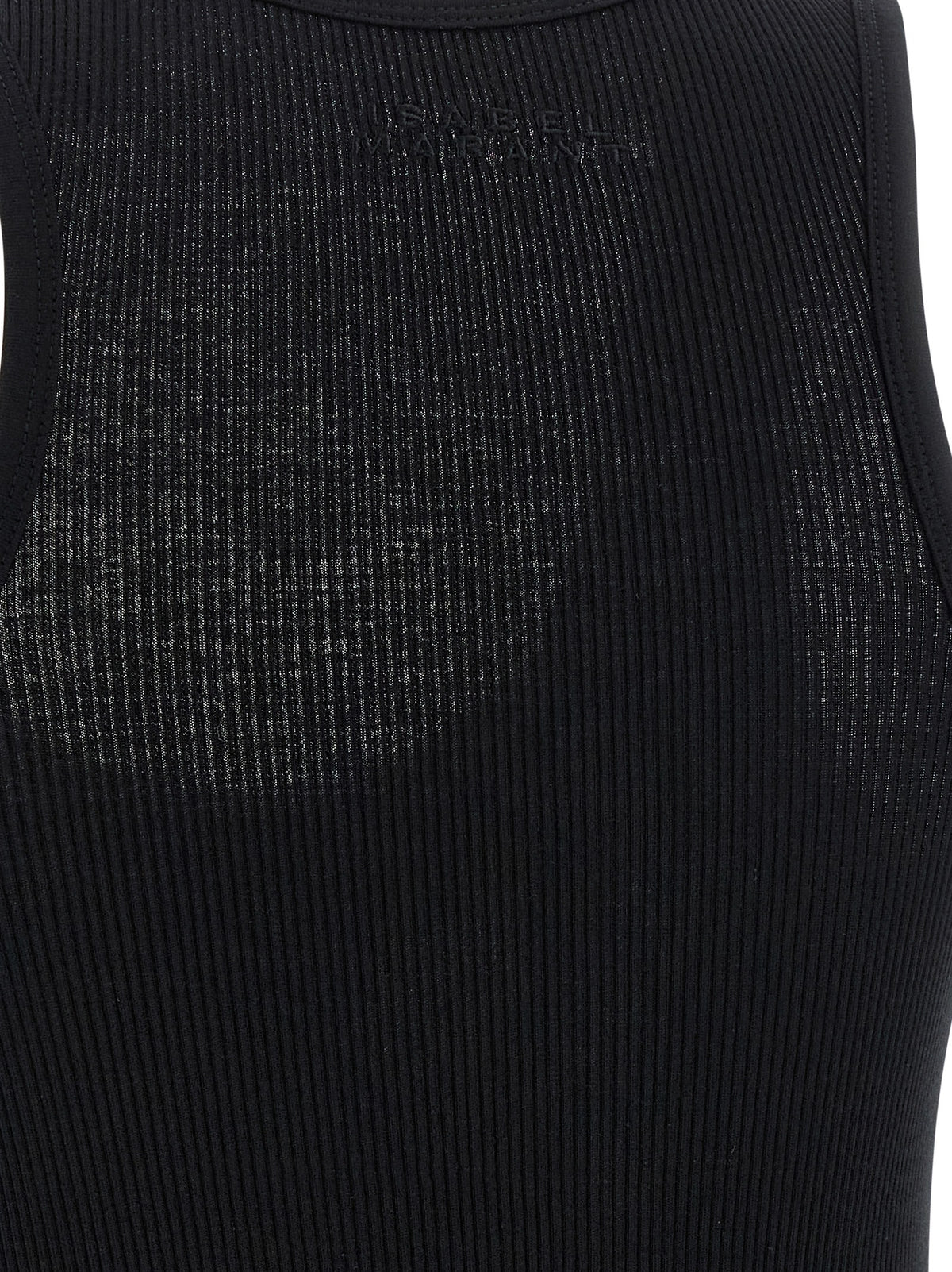Isabel Marant Black Cotton Tank Top - Effortless Luxury Essential