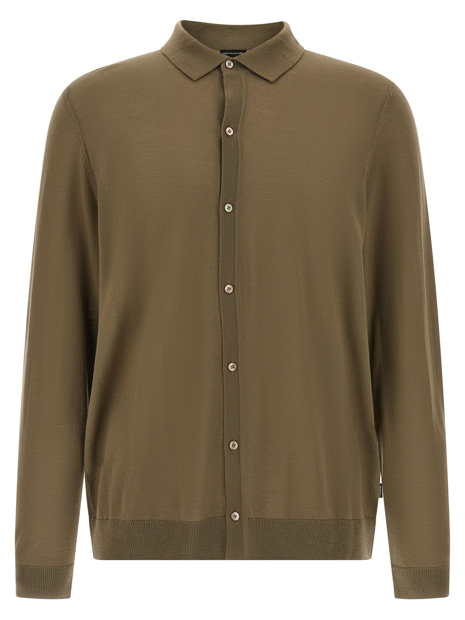 Hugo Boss Bicolor Virgin Wool Polo Shirt - Artisanal Luxury