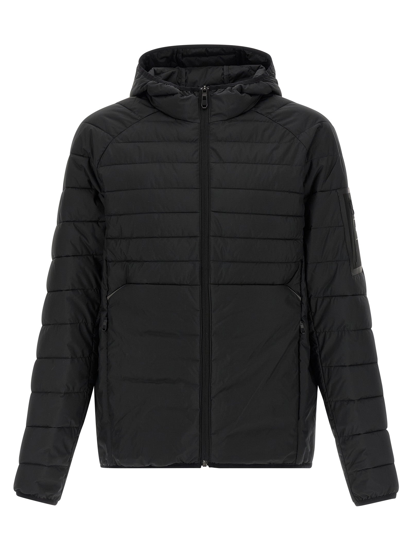 Hugo Boss Black Polyester Full-Length Jacket