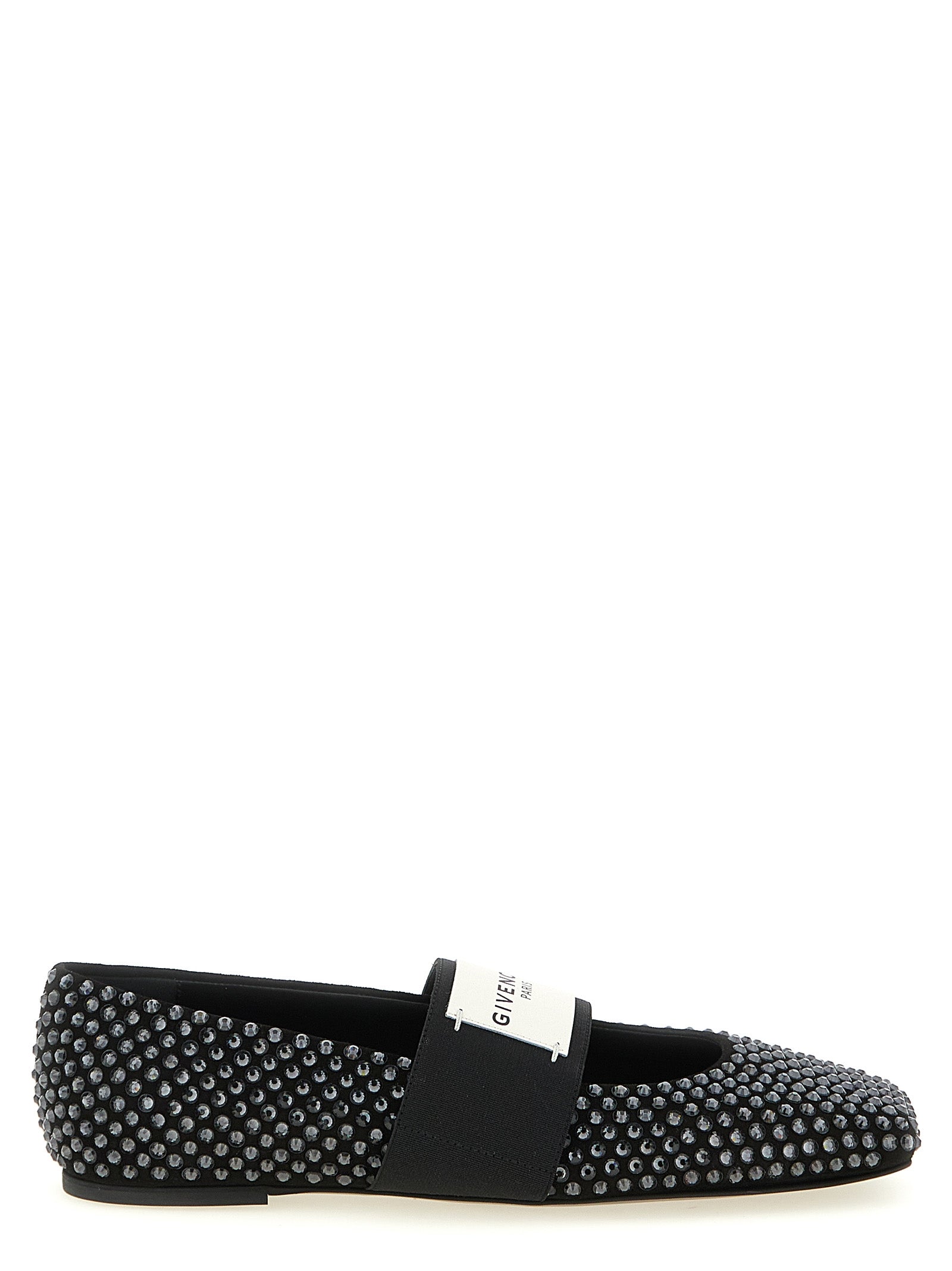 Givenchy Black Calfskin Ballet Flats - Artisanal Luxury Footwear