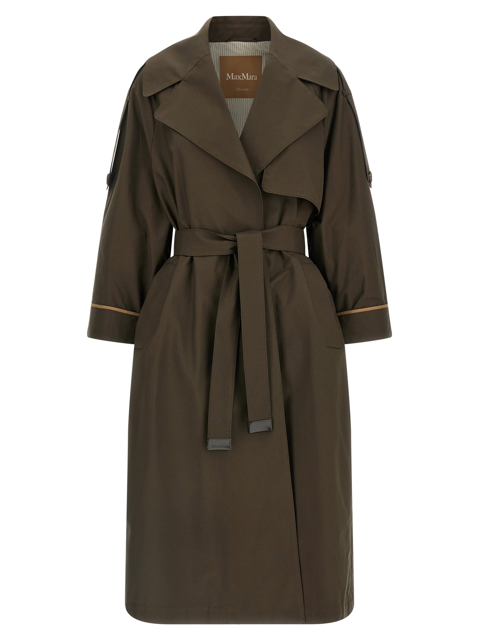 Max Mara Bicolor Cotton Coat
