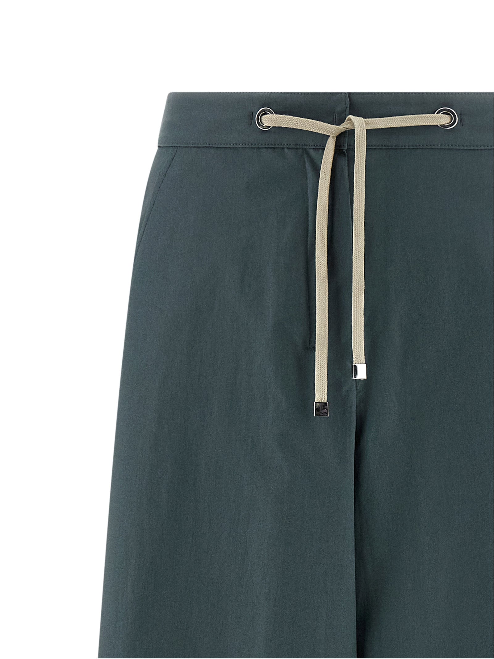 Elevate your style with S Max Mara's Blue Cotton Flared Pants, a masterpiece of craftsmanship that embodies luxury and sophistication for any occasion.