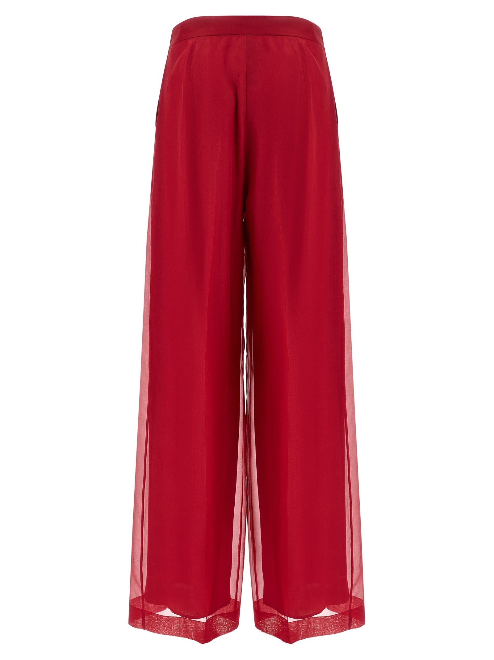 Indulge in the allure of Max Mara's Multicolor Silk Casual Pants, a masterpiece of Italian craftsmanship, blending sophistication and comfort for the discerning individual.