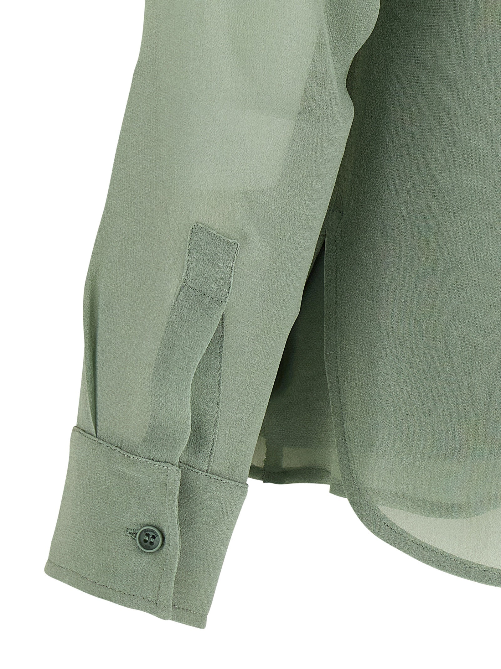 Max Mara Bicolor Silk Blouse - Artisanal Luxury Elegance