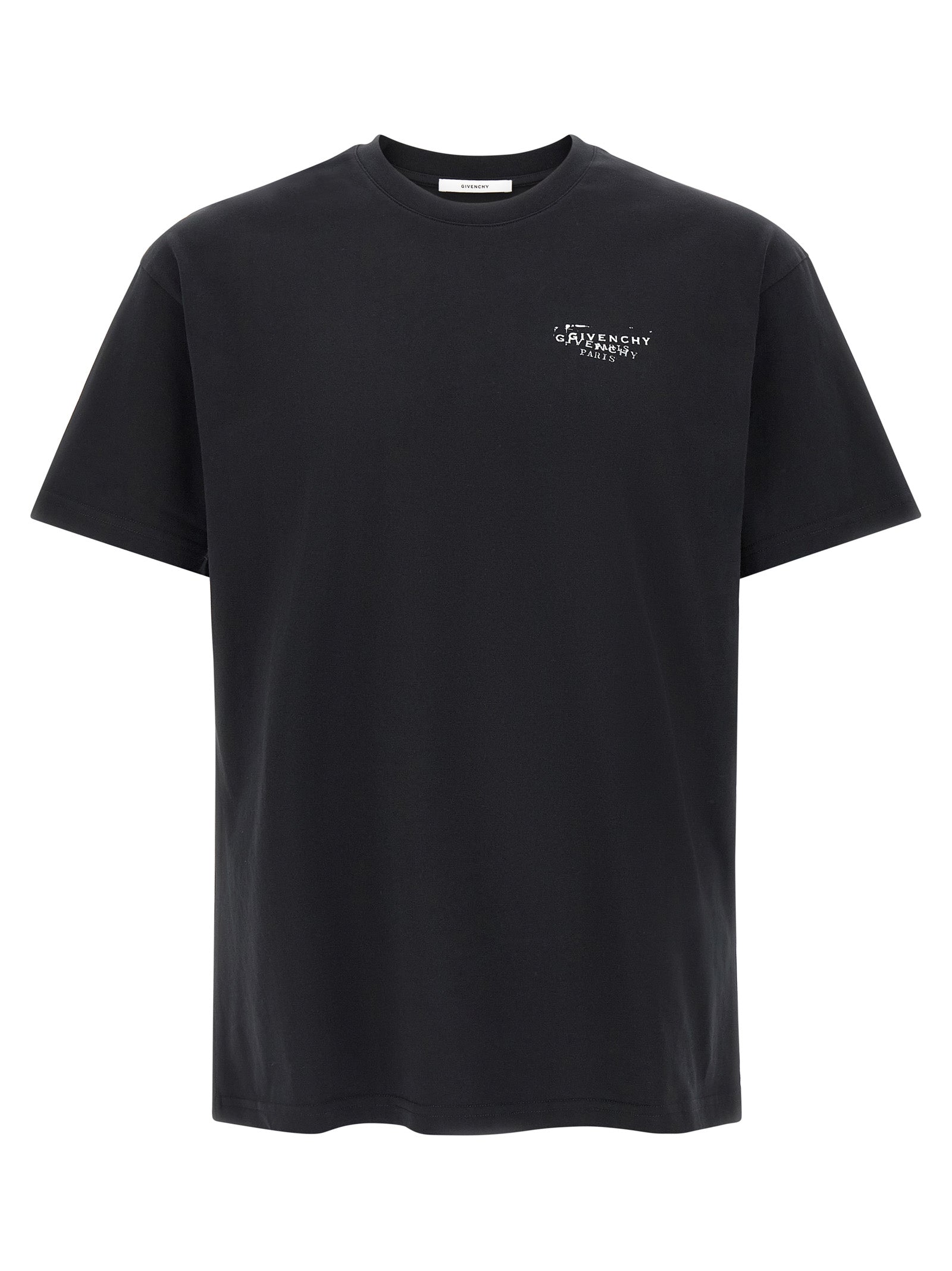 Givenchy Black Cotton T-Shirt - Luxe Designer Essential Couture