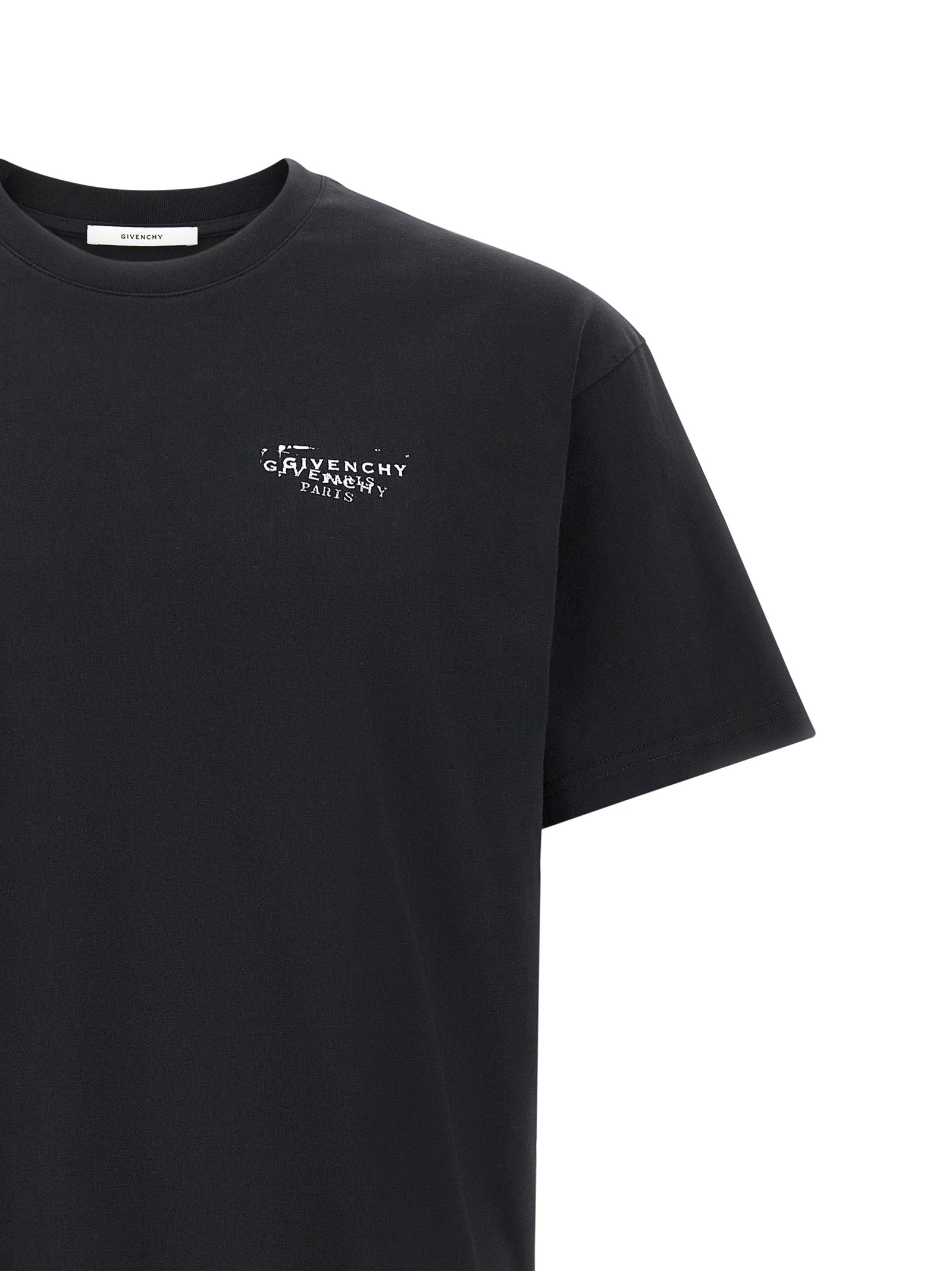 Givenchy Black Cotton T-Shirt - Luxe Designer Couture Essential