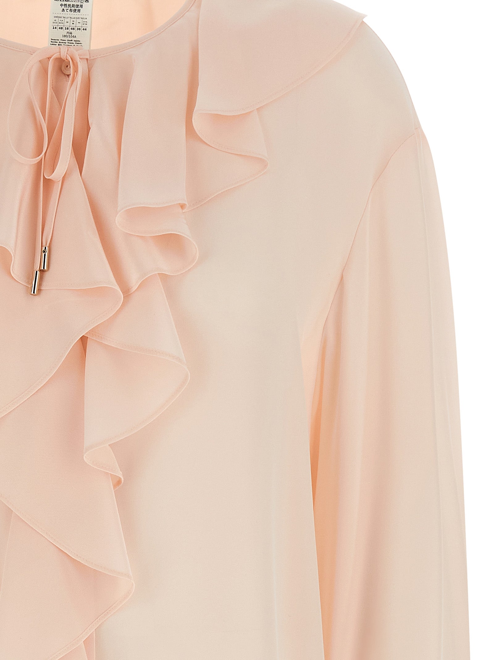 Indulge in the exquisite Max Mara Multicolor Silk Blouse, a luxurious blend of craftsmanship and elegance, perfect for those who appreciate timeless sophistication.