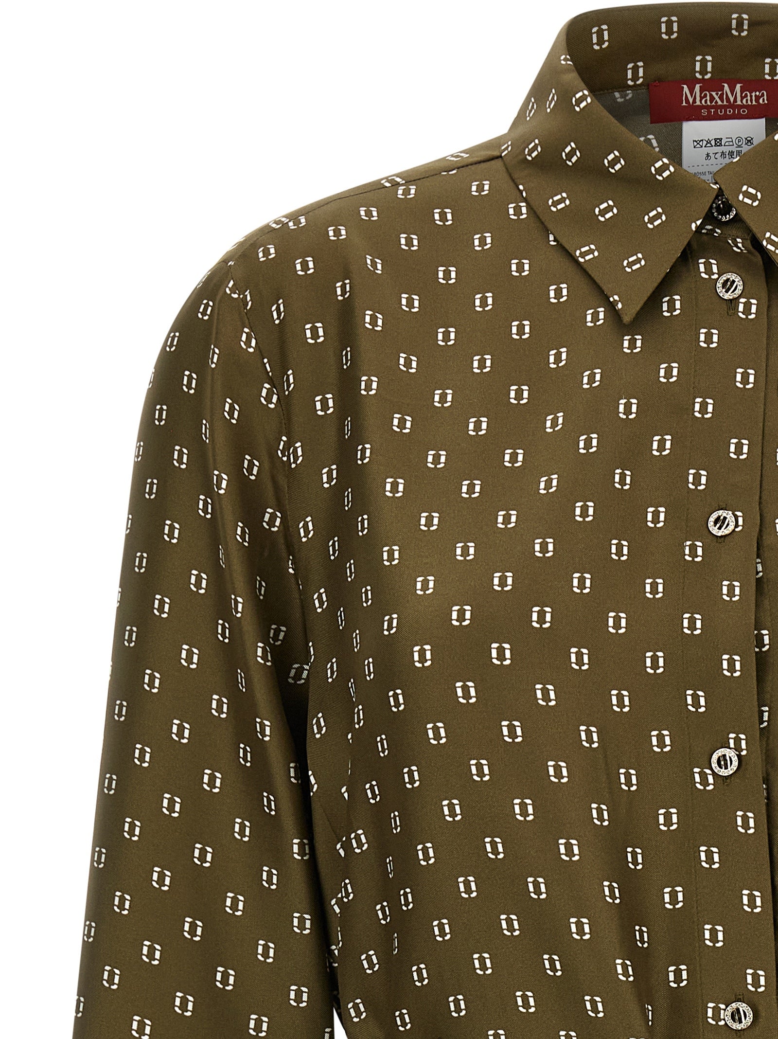 Max Mara Bicolor Silk Blouse