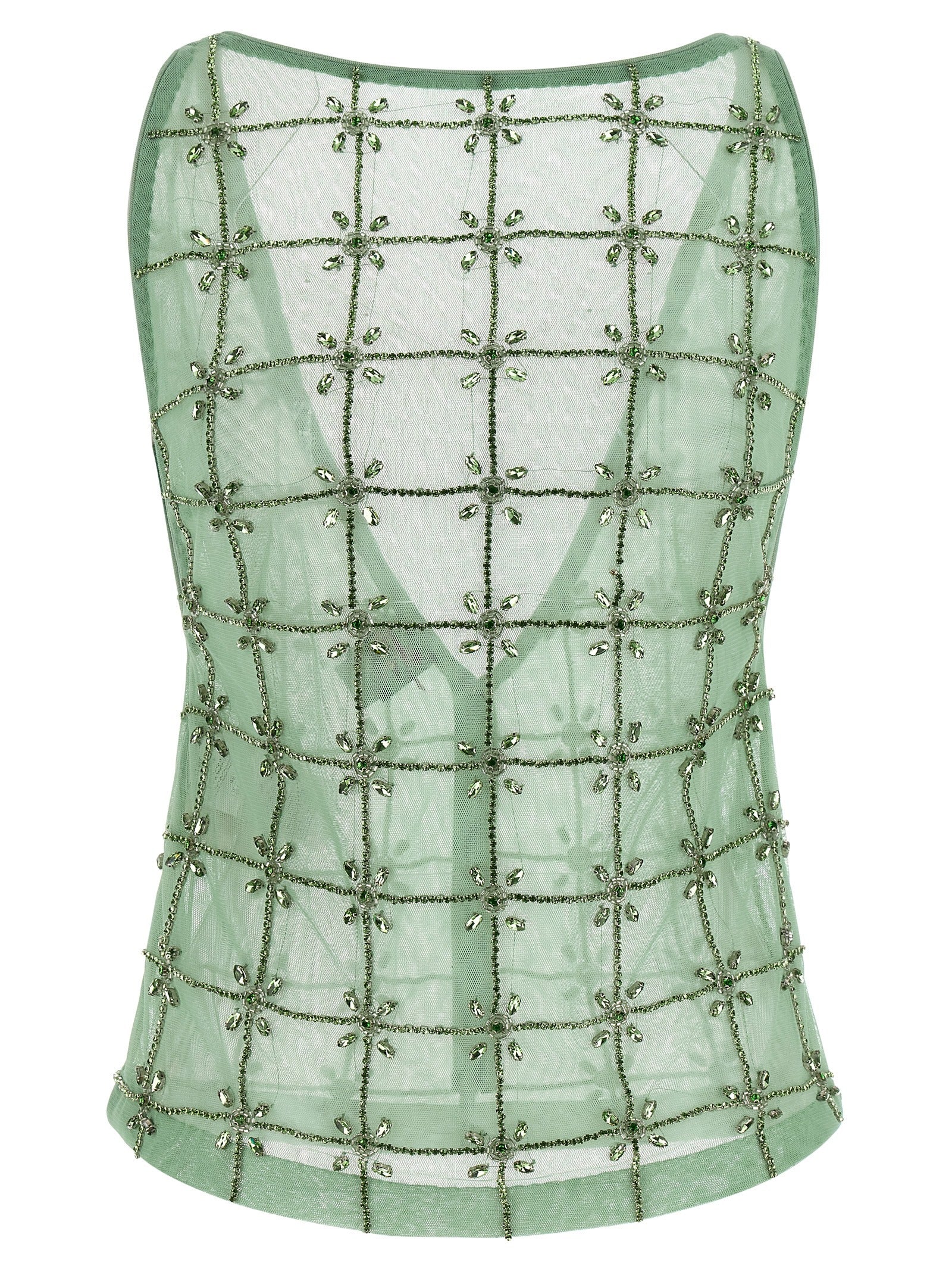 PINKO Bicolor Polyester Tank Tops