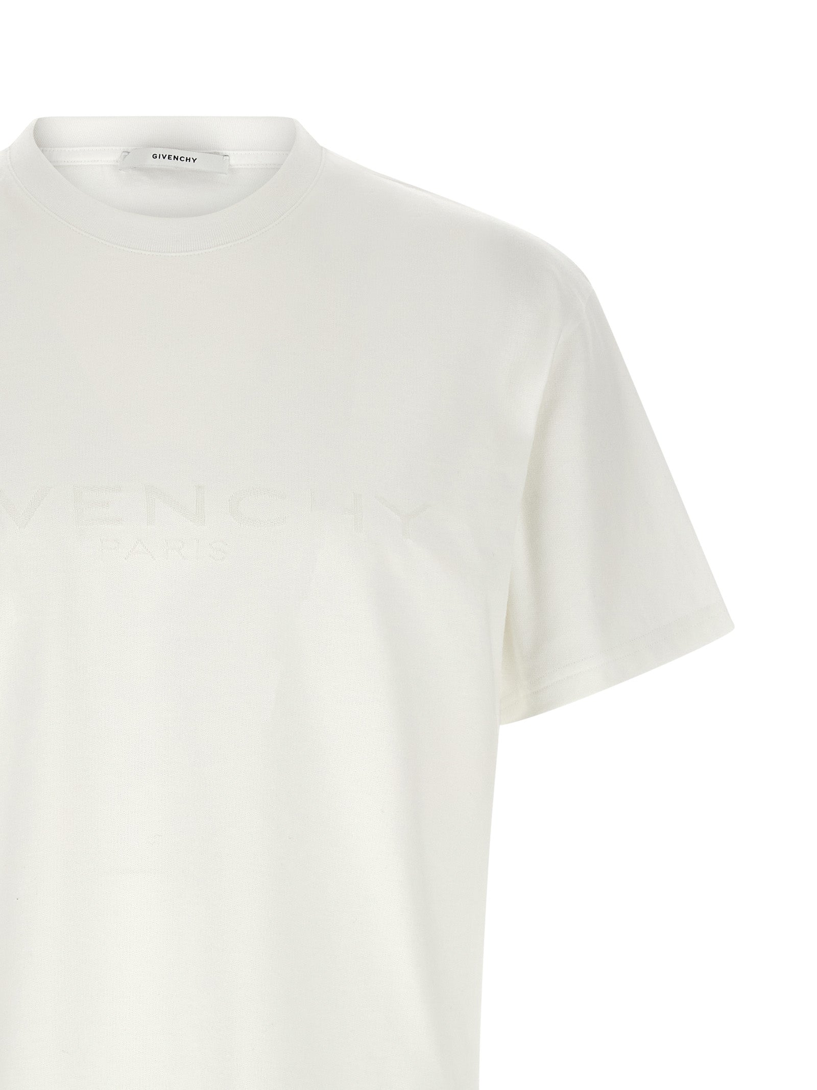 Givenchy White Cotton T-Shirt - Designer Luxury Essential