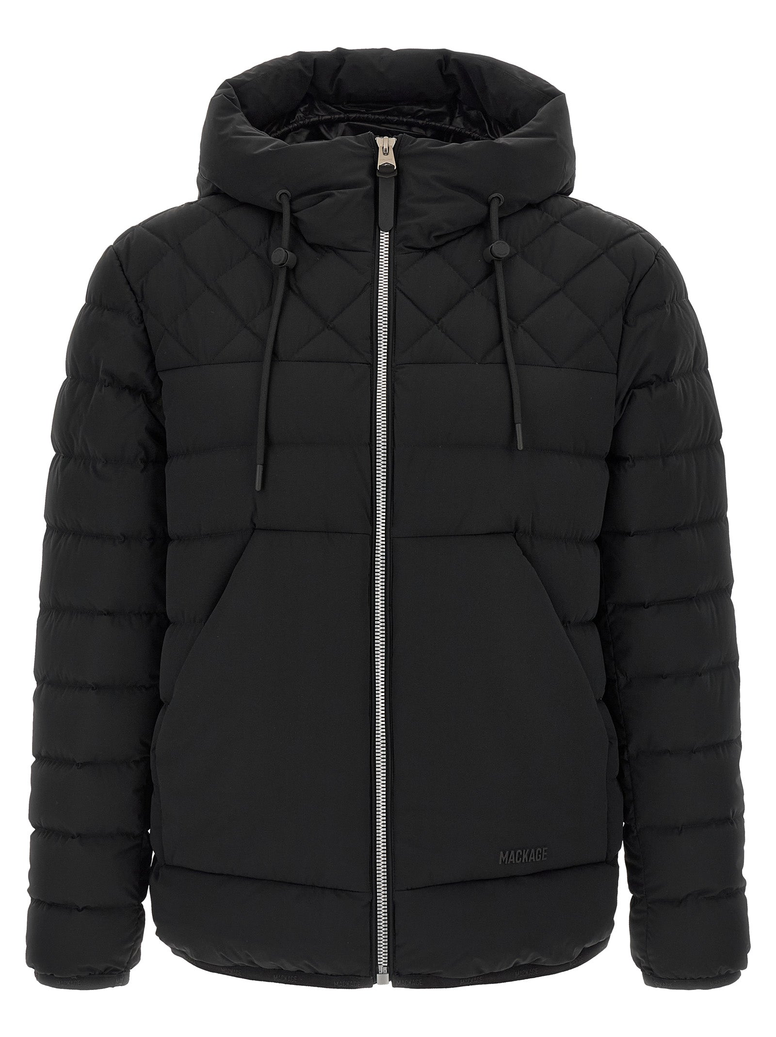 Mackage Black Nylon Full-Length Jacket - Timeless Luxury Outerwear