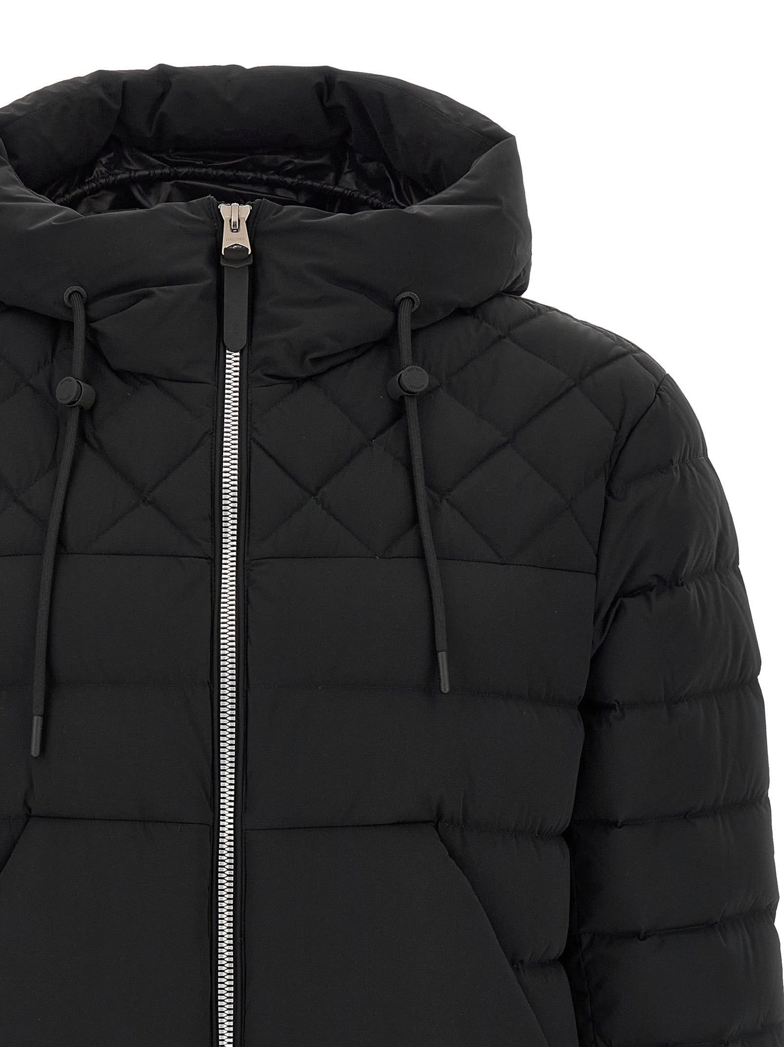 Mackage Black Nylon Full-Length Jacket - Luxurious Winter Elegance