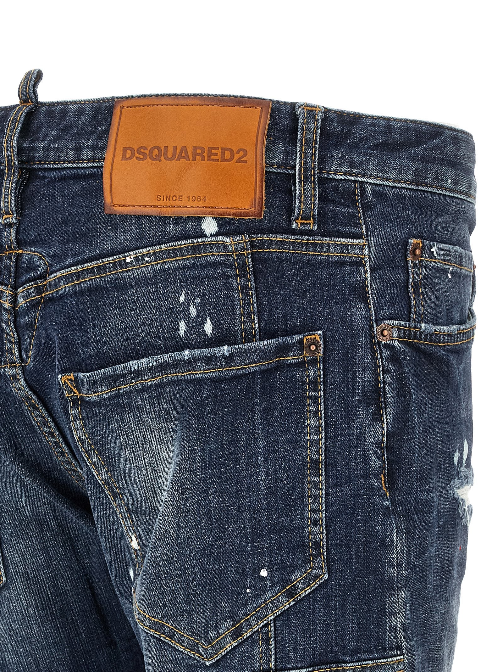 Dsquared² Blue Cotton Jeans Denim - Artisanal Luxury Elegance