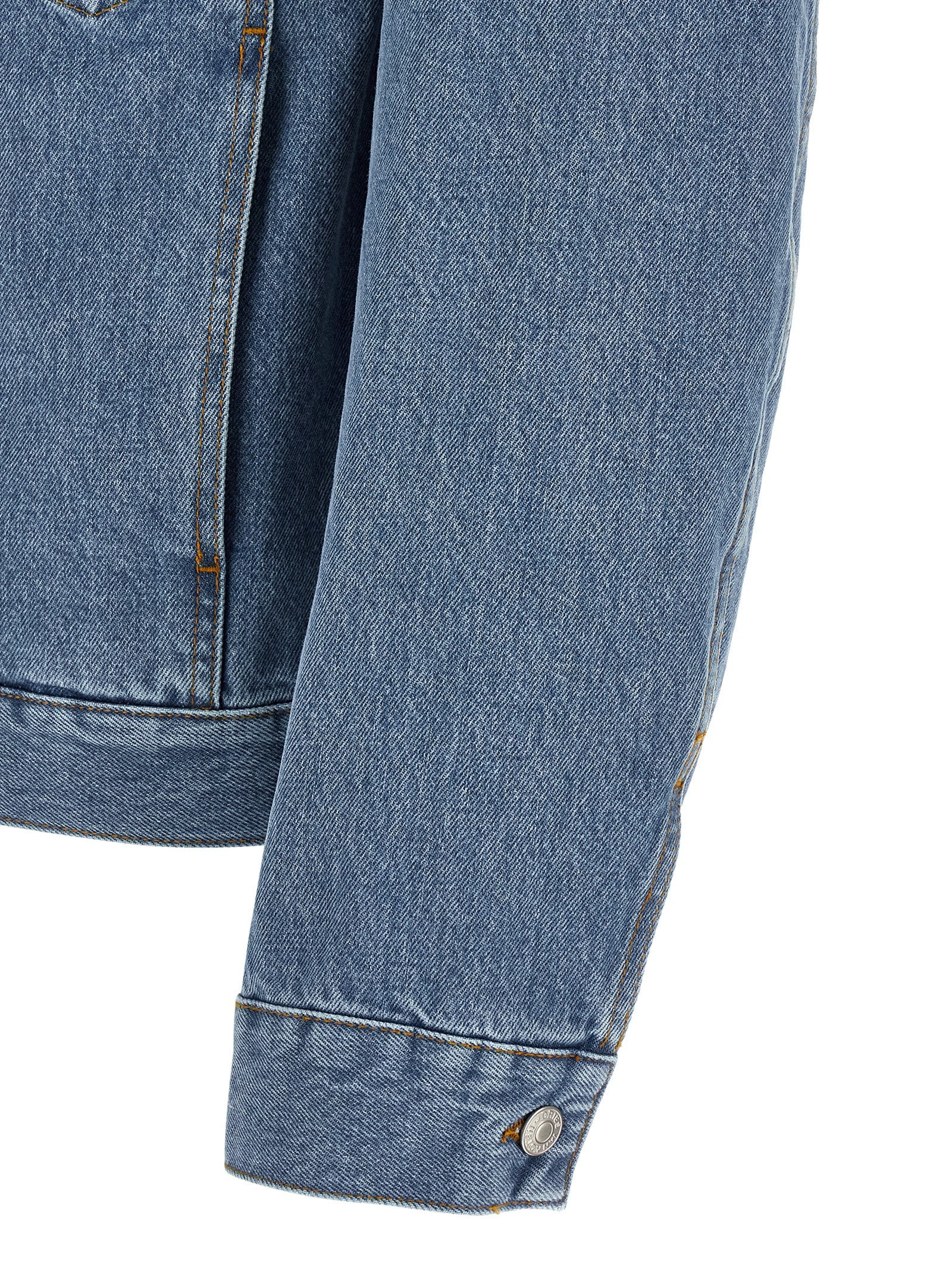 Dries Van Noten Blue Cotton Denim Jacket