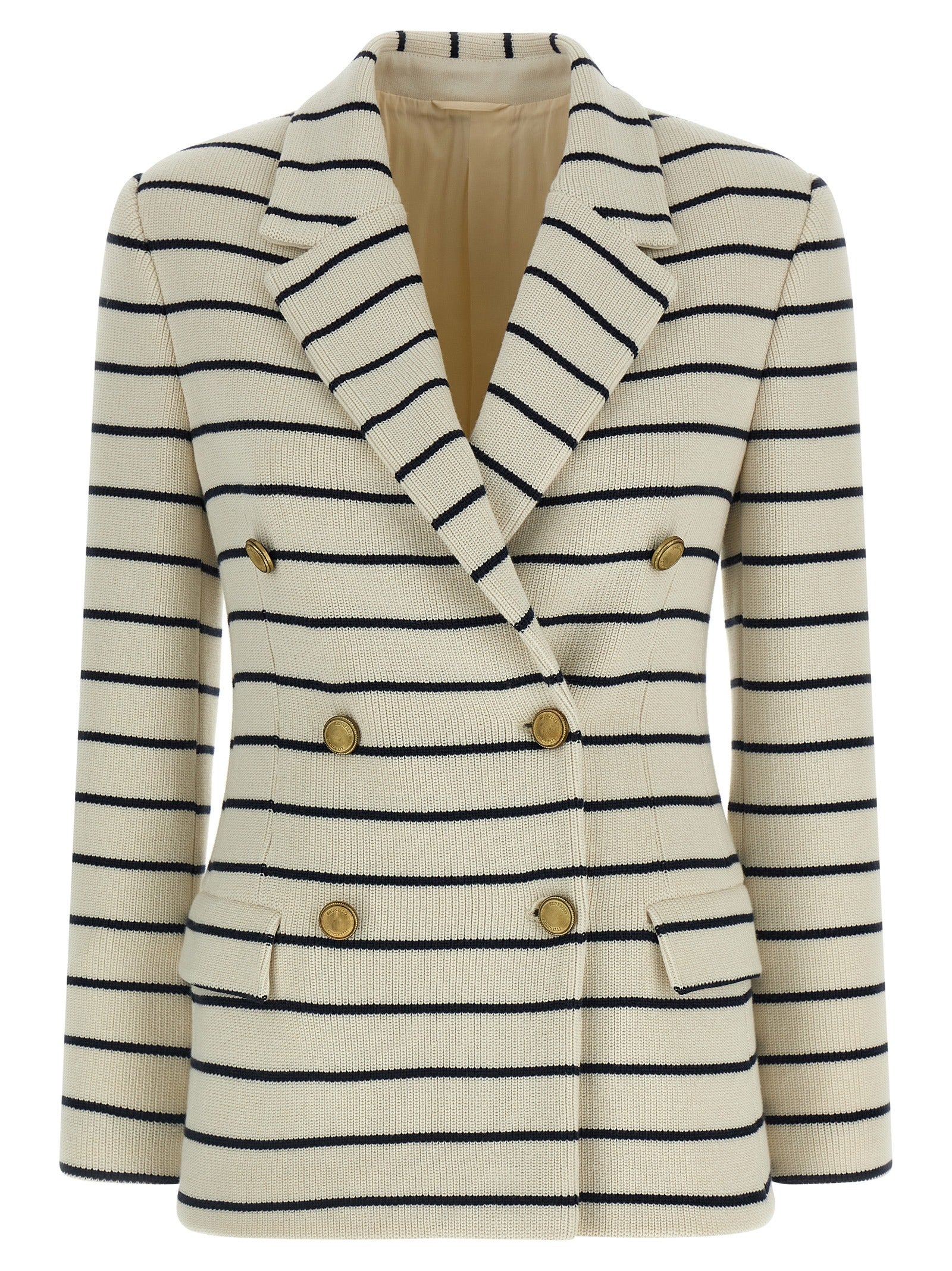 Brunello Cucinelli Multicolor Cotton Blazer - Timeless Luxury