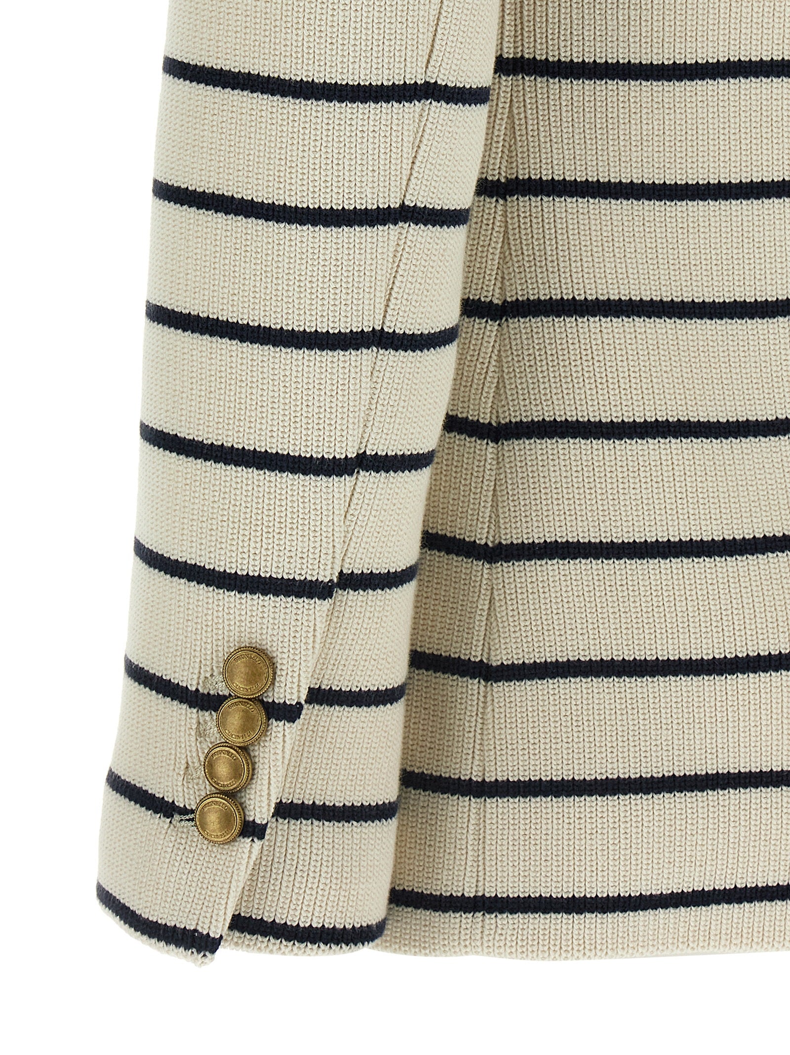 Brunello Cucinelli Multicolor Cotton Blazer - Timeless Luxury