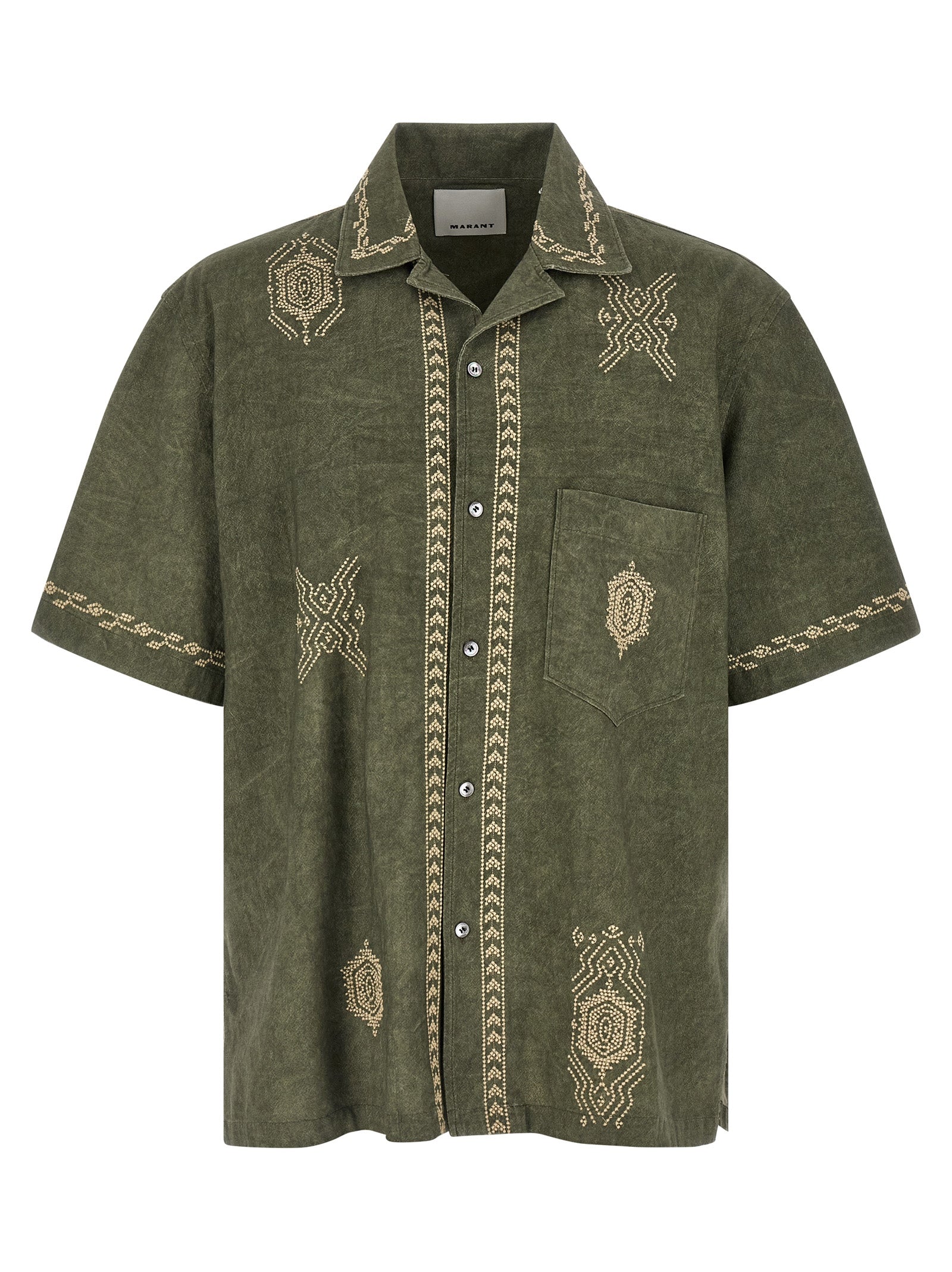 Elevate your wardrobe with the Isabel Marant Bicolor Cotton Blouse, a masterpiece of luxury and craftsmanship, designed for those who embody sophistication and style.