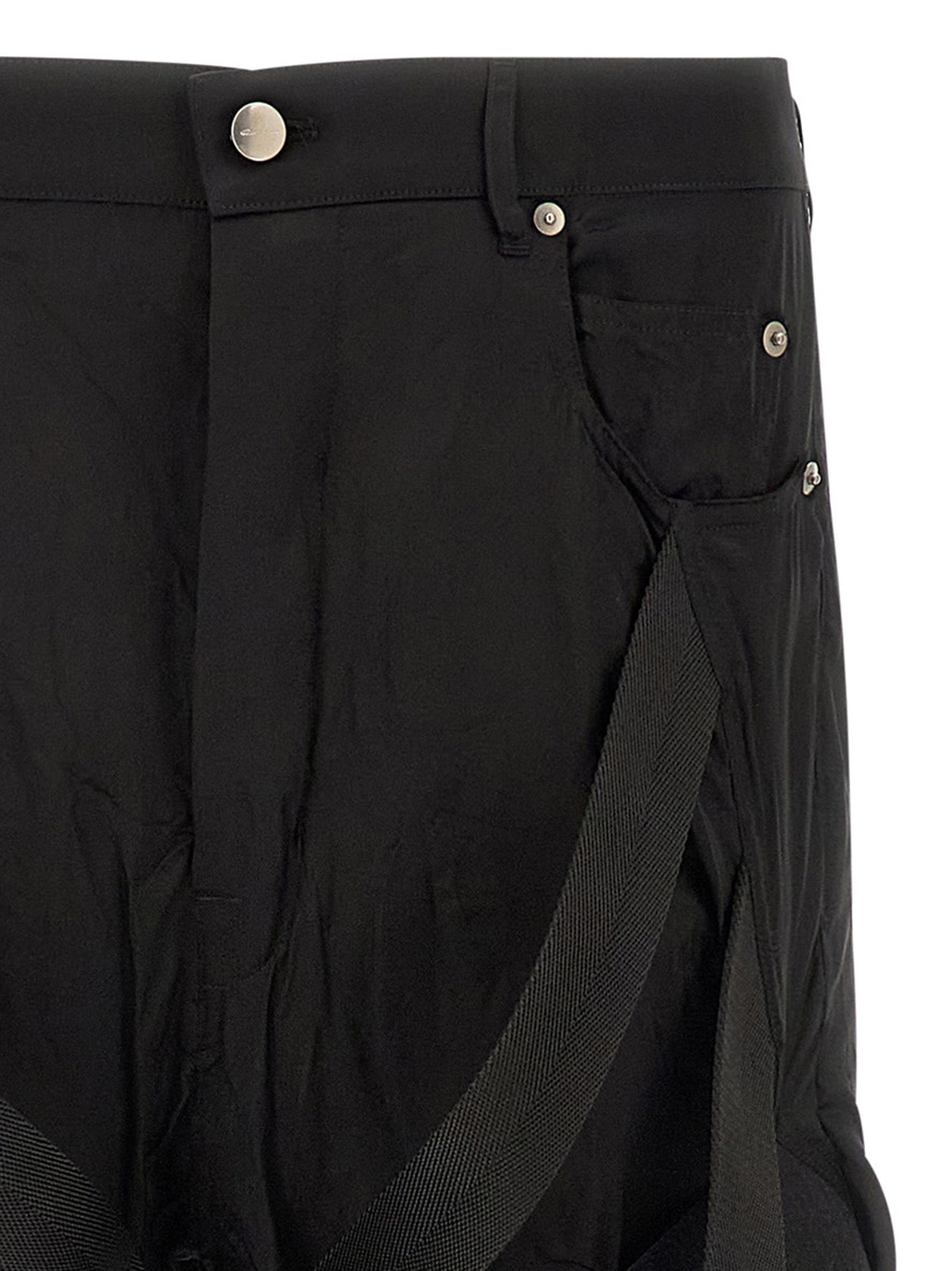 Rick Owens Black Copper Flared Pants - Luxurious Avant-Garde Fashion