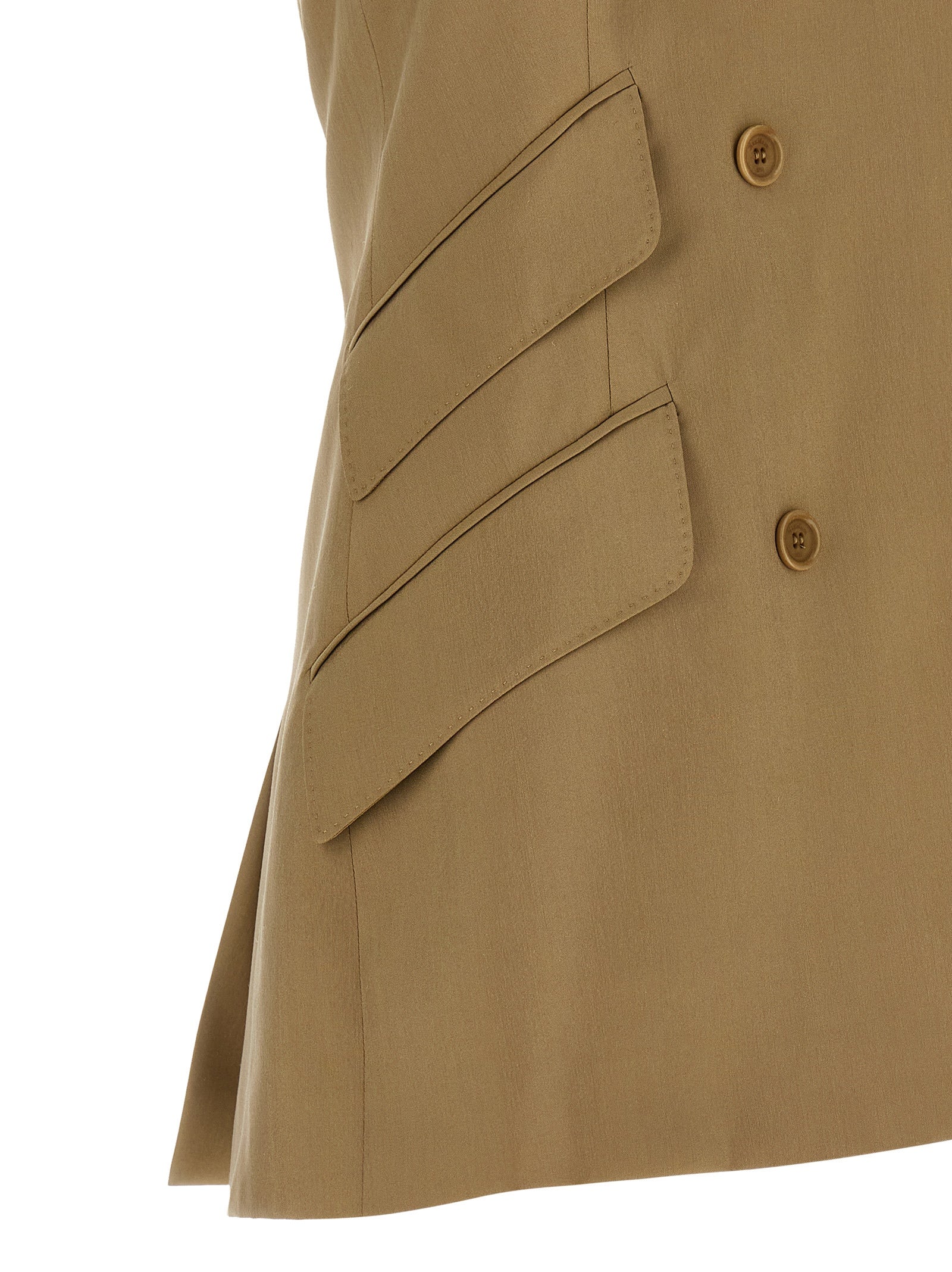 Max Mara Beige Virgin Wool Blazer - Timeless Luxury Tailoring
