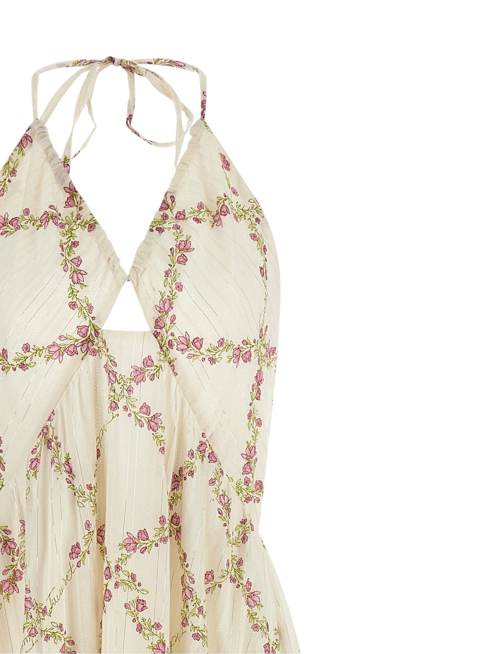 Experience the allure of the Twinset White Cotton Long Dress, a masterpiece of haute couture elegance, crafted from premium cotton for timeless sophistication.