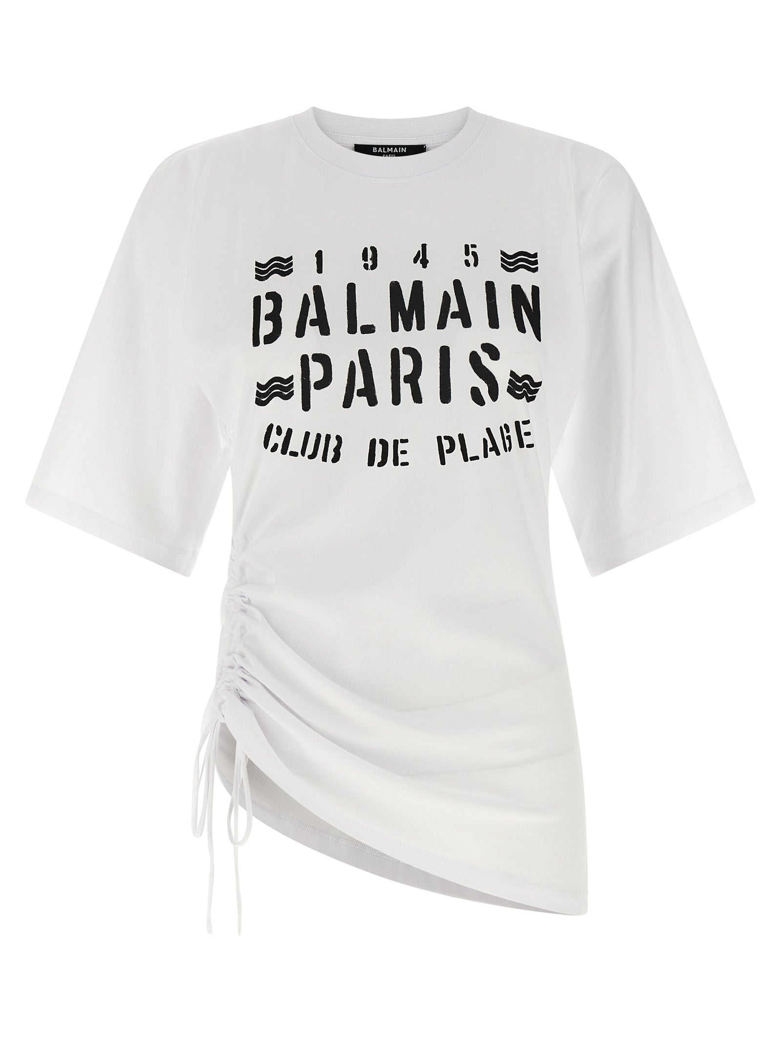 Balmain Bicolor Cotton T-Shirt - Artisanal Luxury Fashion