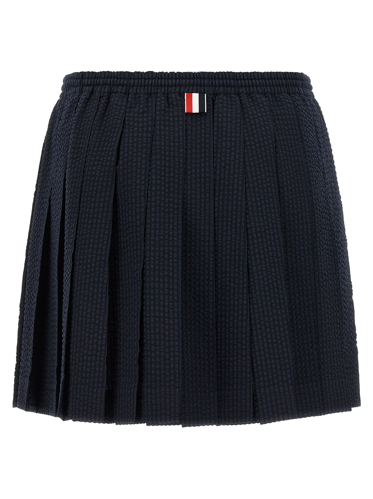 Thom Browne Blue Wool Long Skirt