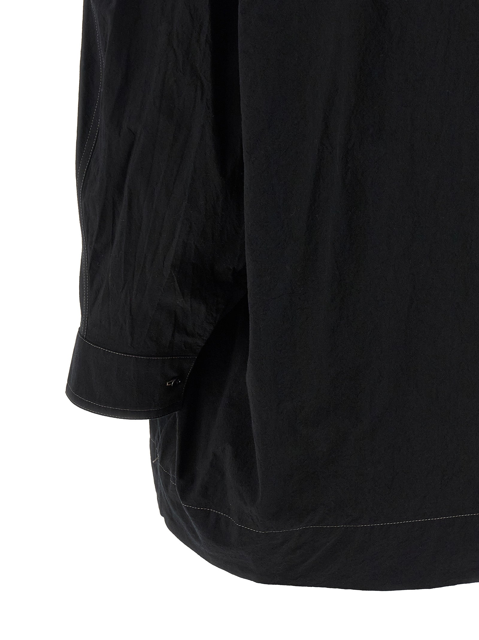 Lemaire Black Cotton Blouse