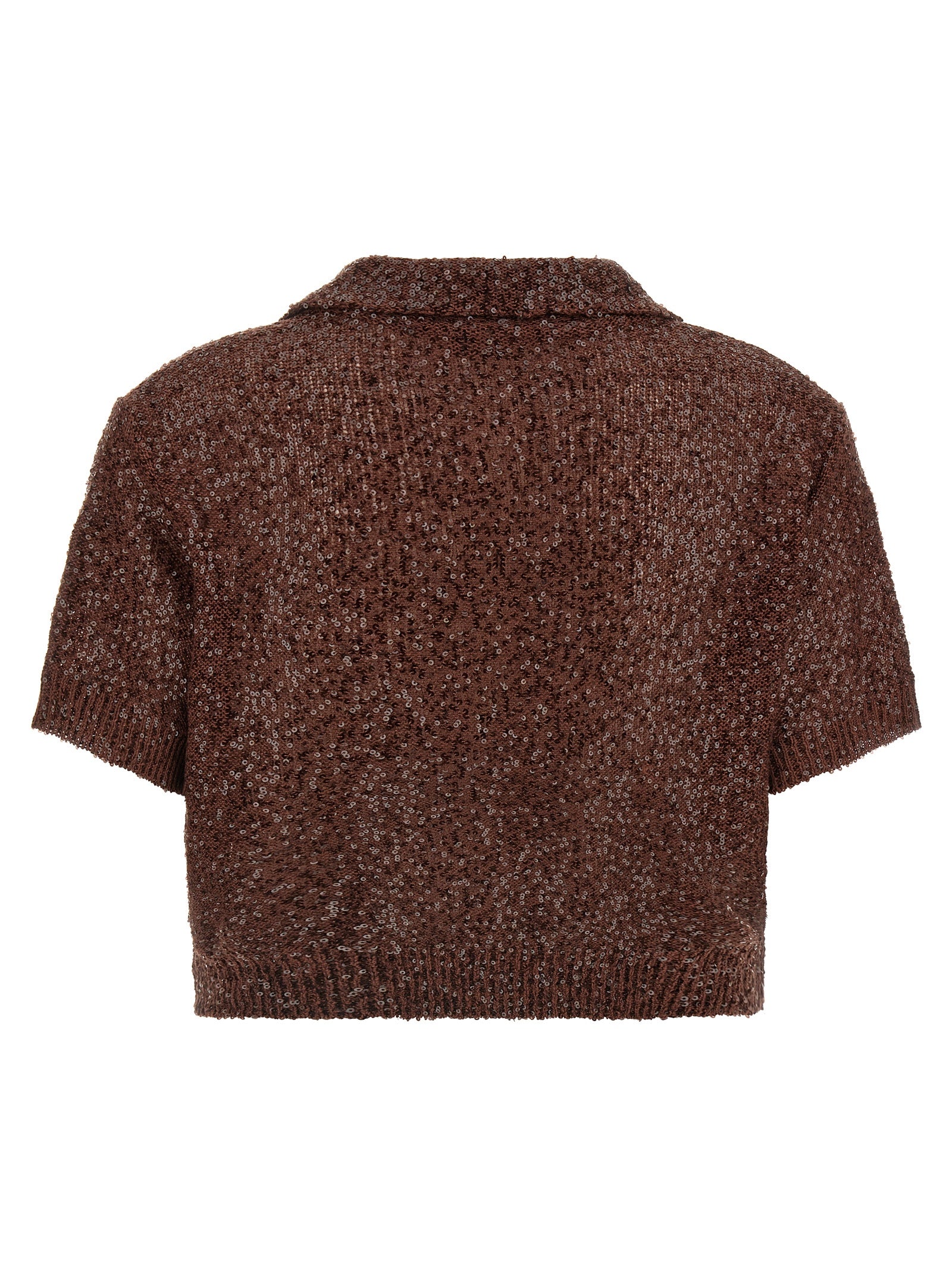 Brunello Cucinelli Brown Linen Polo Shirt | Luxurious Couture