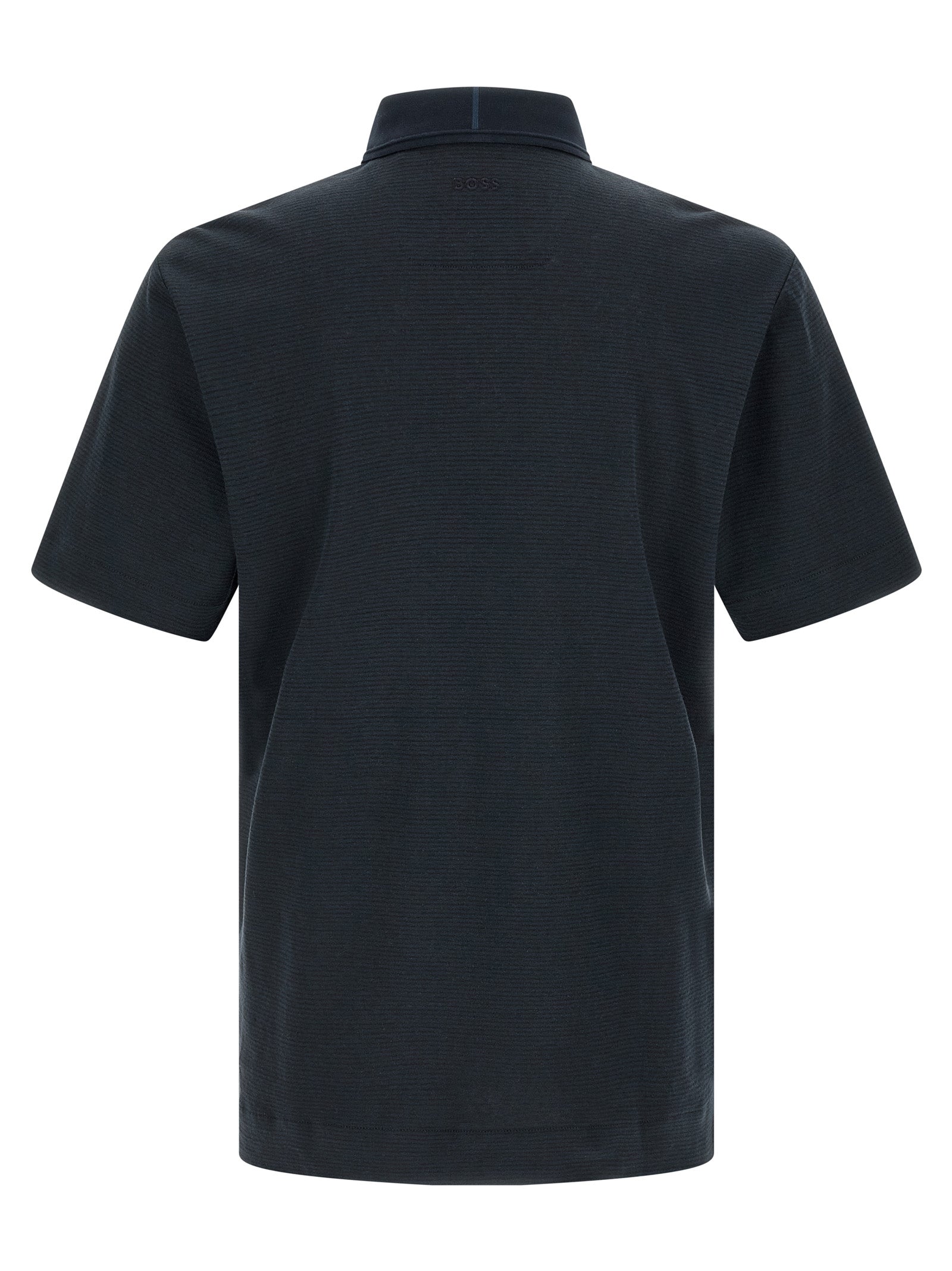 Hugo Boss Blue Cotton Polo Shirt | Designer Luxury Couture