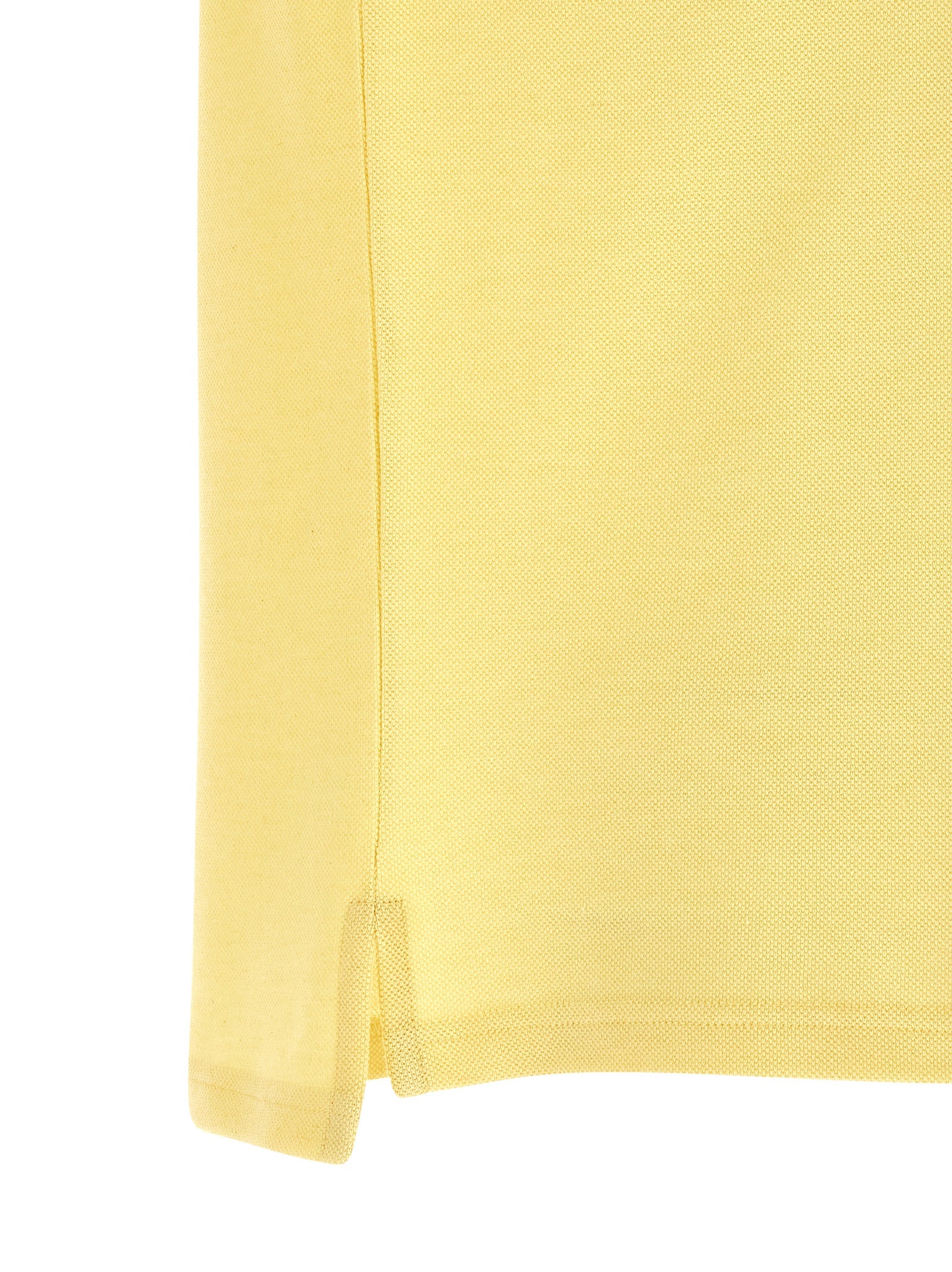 Indulge in the elegance of the Saint Laurent Bicolor Cotton Polo Shirt, crafted from premium cotton piqué for a sophisticated touch that elevates any wardrobe.